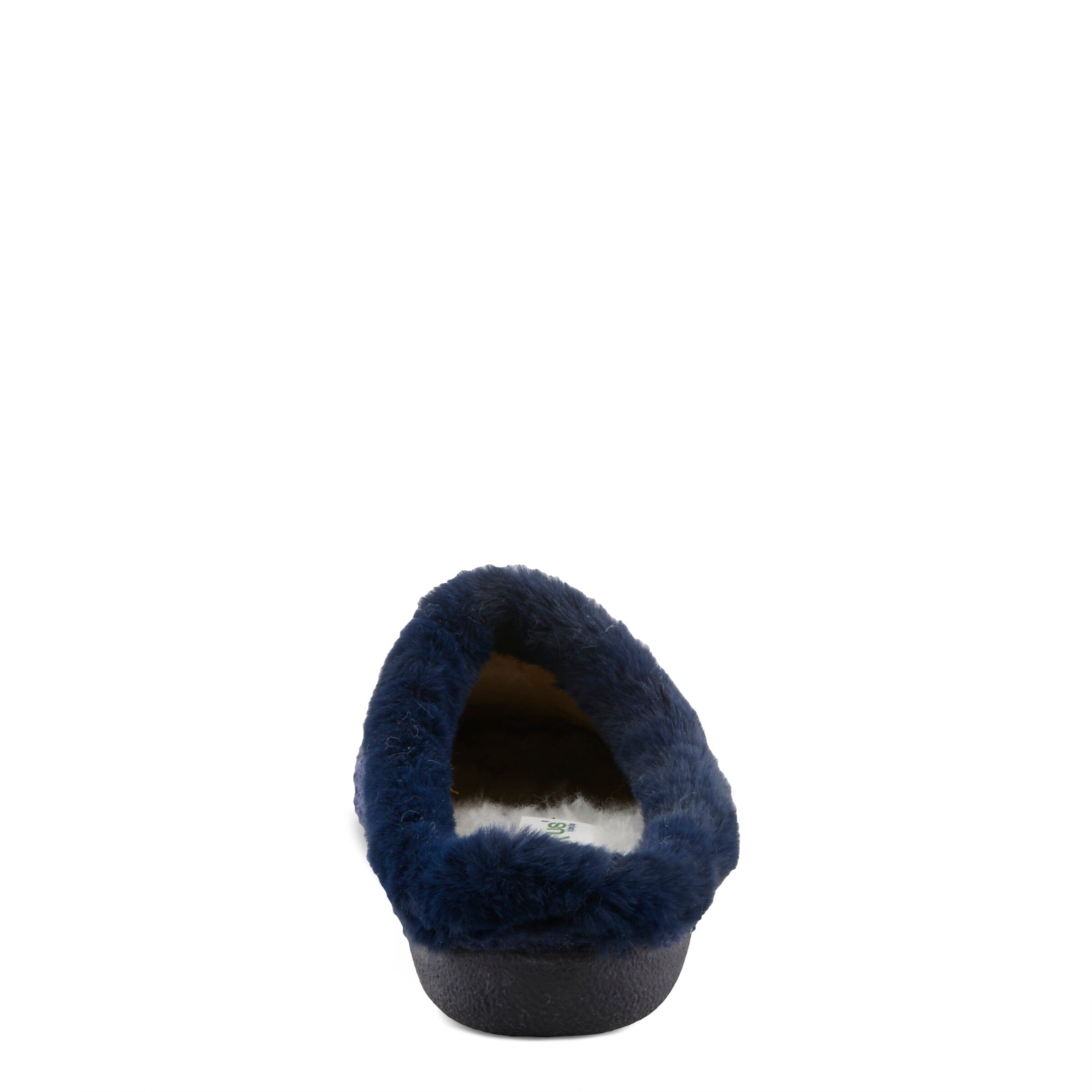 Abouquet Slippers, NAVY, on-hover image number 1