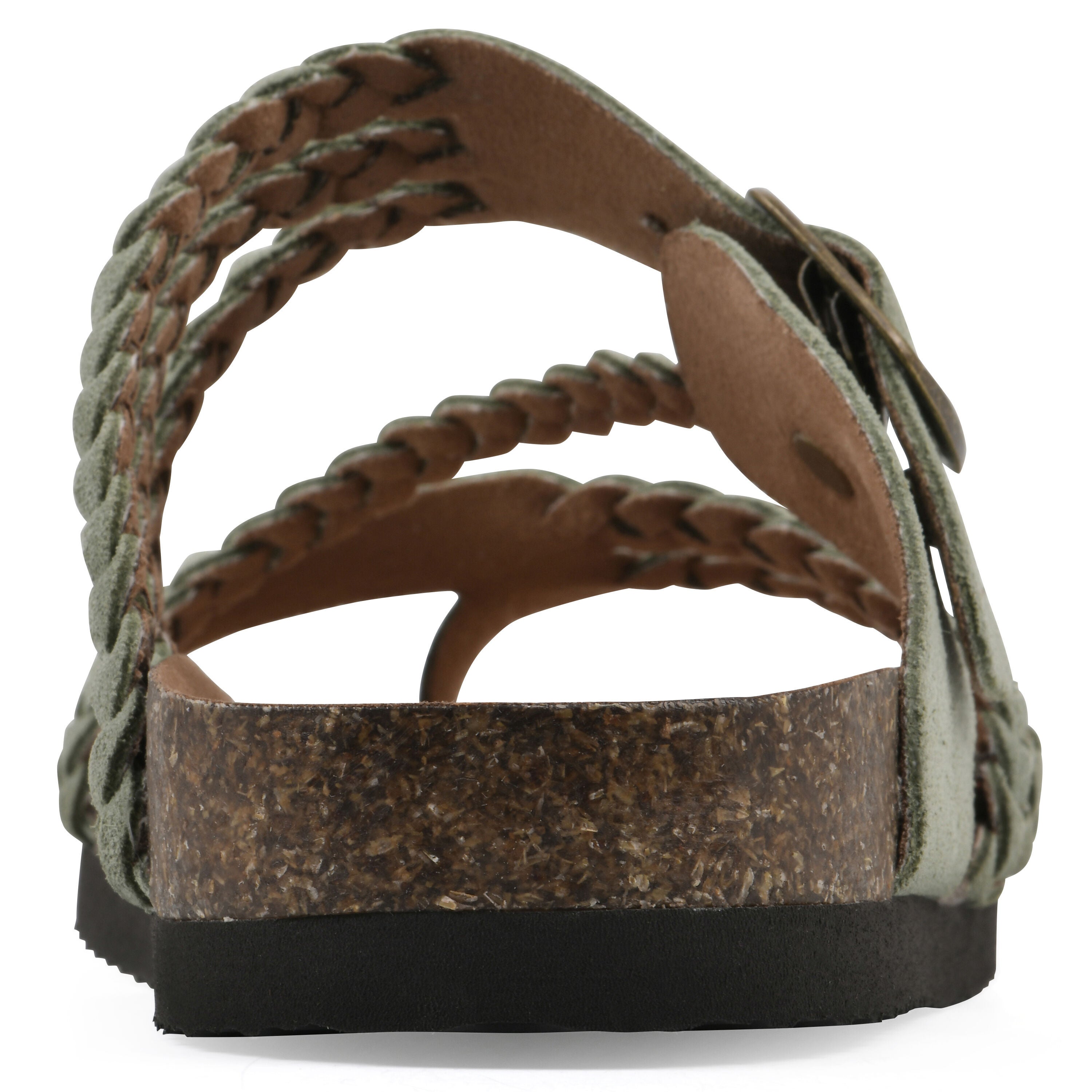 Hayleigh Footbeds Sandal, SAGE GREEN SUEDE, on-hover image number 1