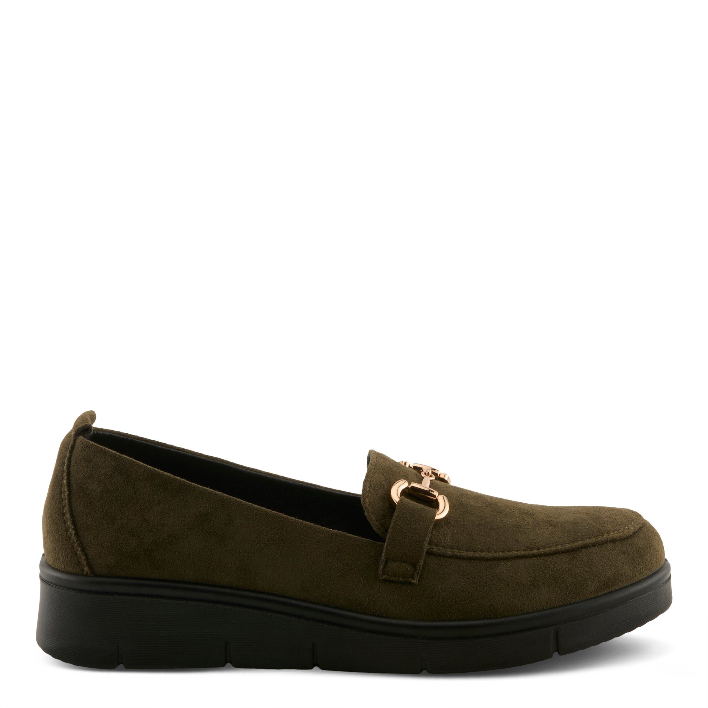 Cashmeran Flat Shoes, OLIVE, alternate image number 4