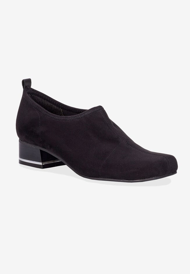 Esther Flat, BLACK STRETCH SUEDE, hi-res image number 0