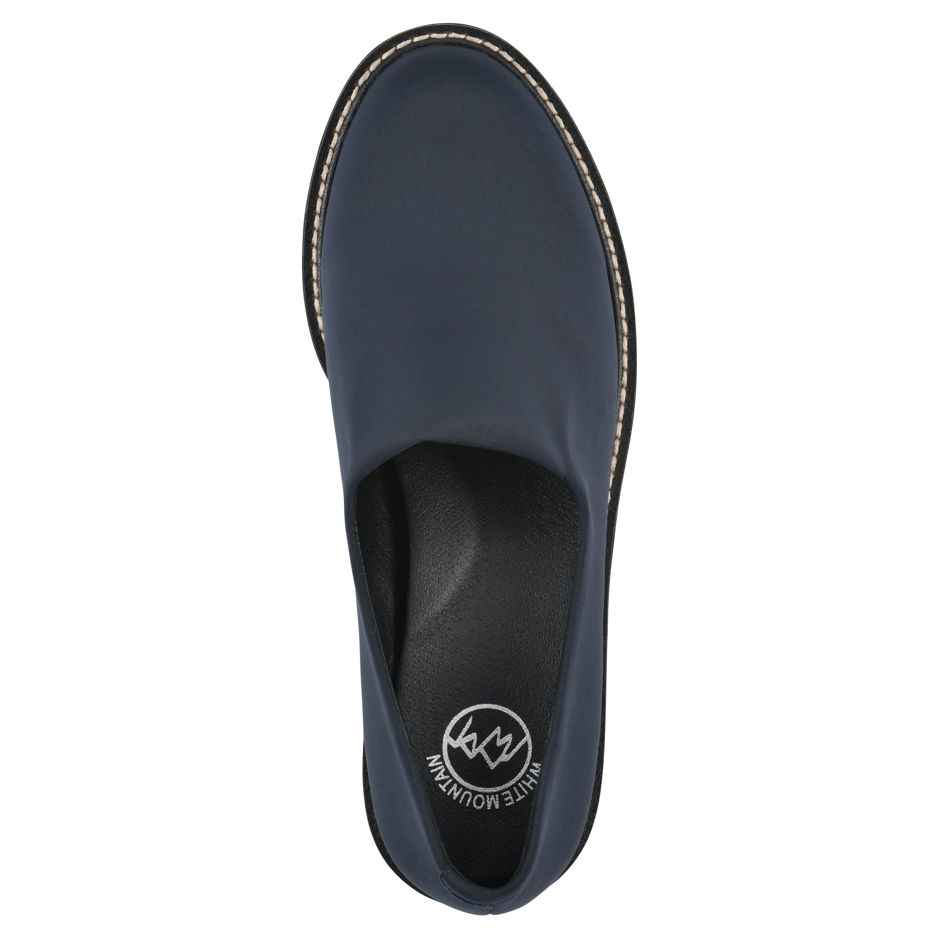 Gianni Lug Sole Flat, NAVY FABRIC, alternate image number 4