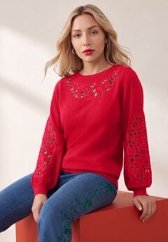 Plus Size Red Dressy Tops