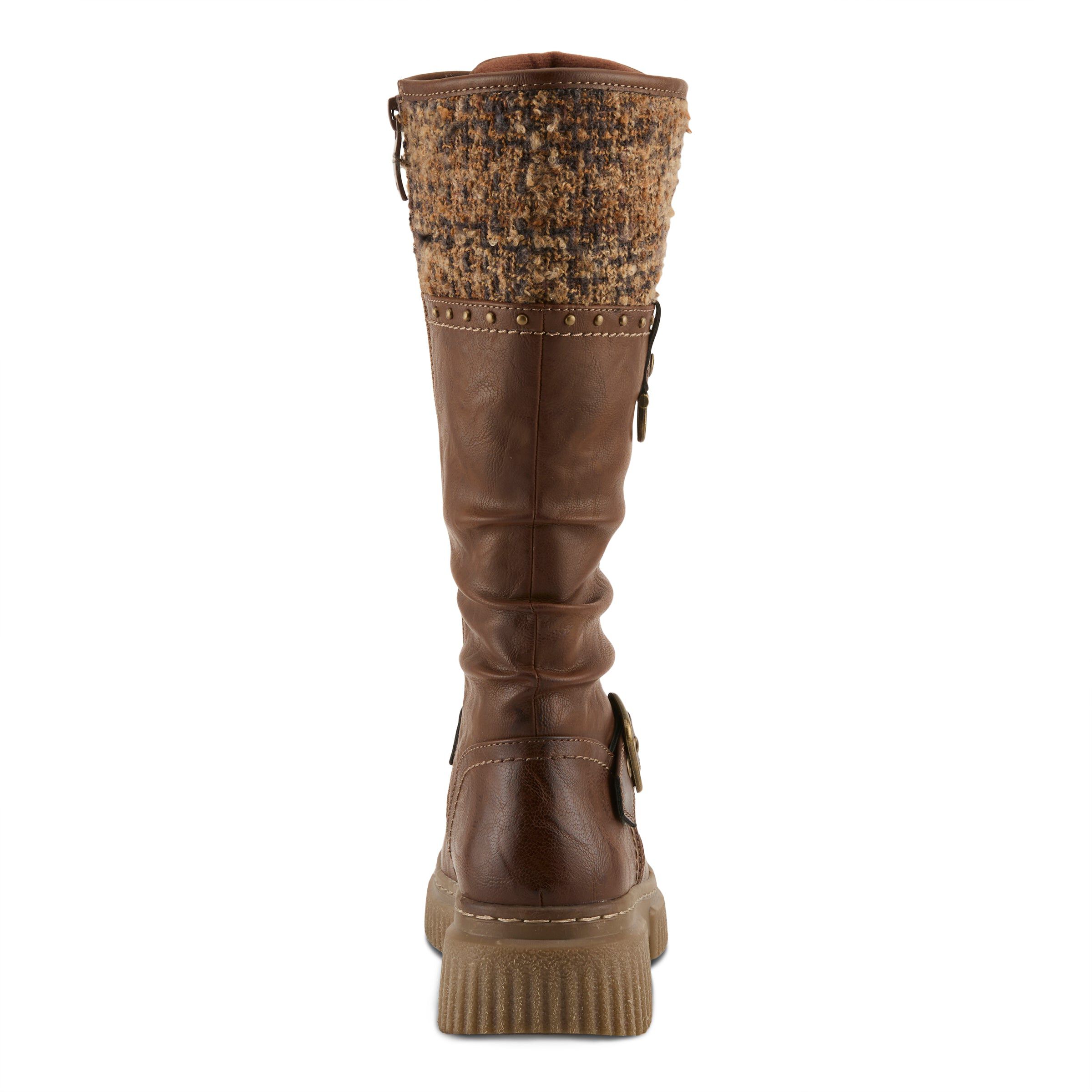 Nedat Mid-Shaft Boot, BROWN, alternate image number 4
