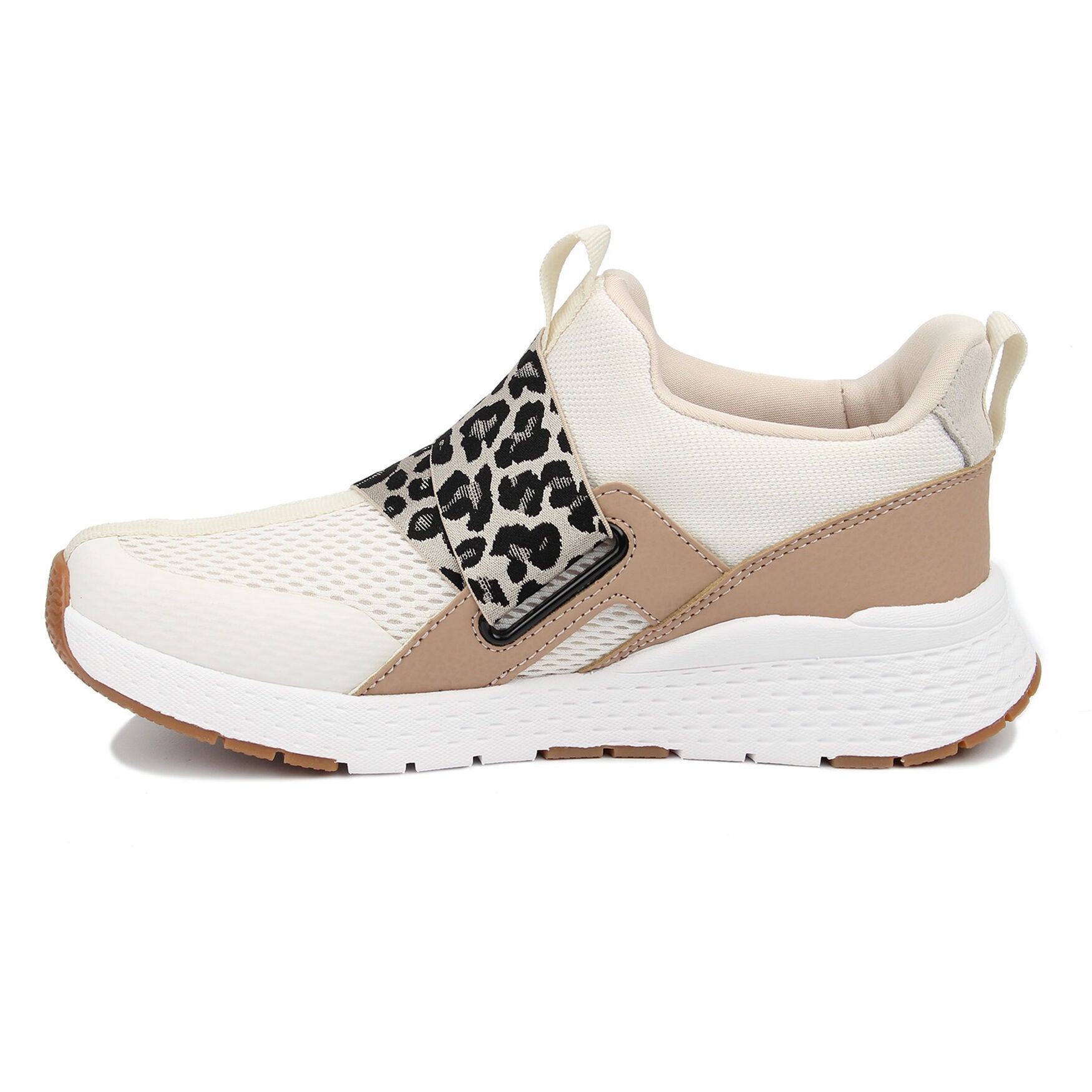 Bitsy Cross Strap Sneaker, CREAM BLACK TAN, alternate image number 4