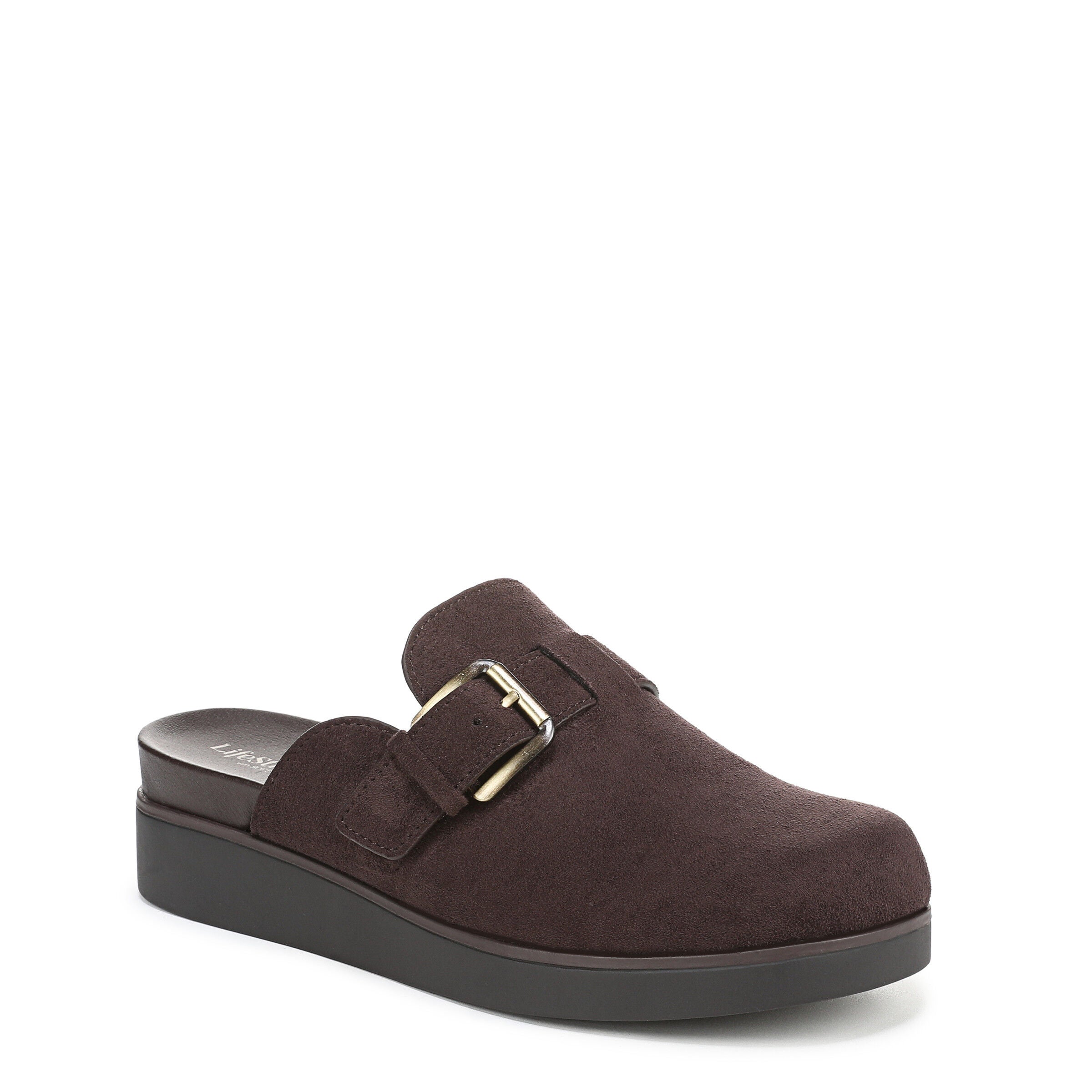 Gillian Slip-On Clog, DARK CHOCOLATE, hi-res image number 0