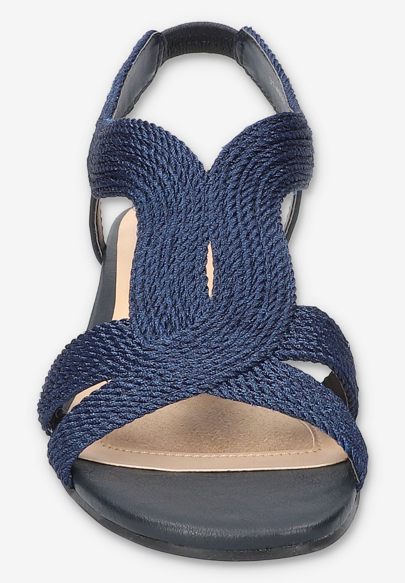 Festival Block Heel Sandal, NAVY WOVEN, on-hover image number 1