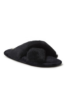 Jessica Furry Crossband Slide Slipper