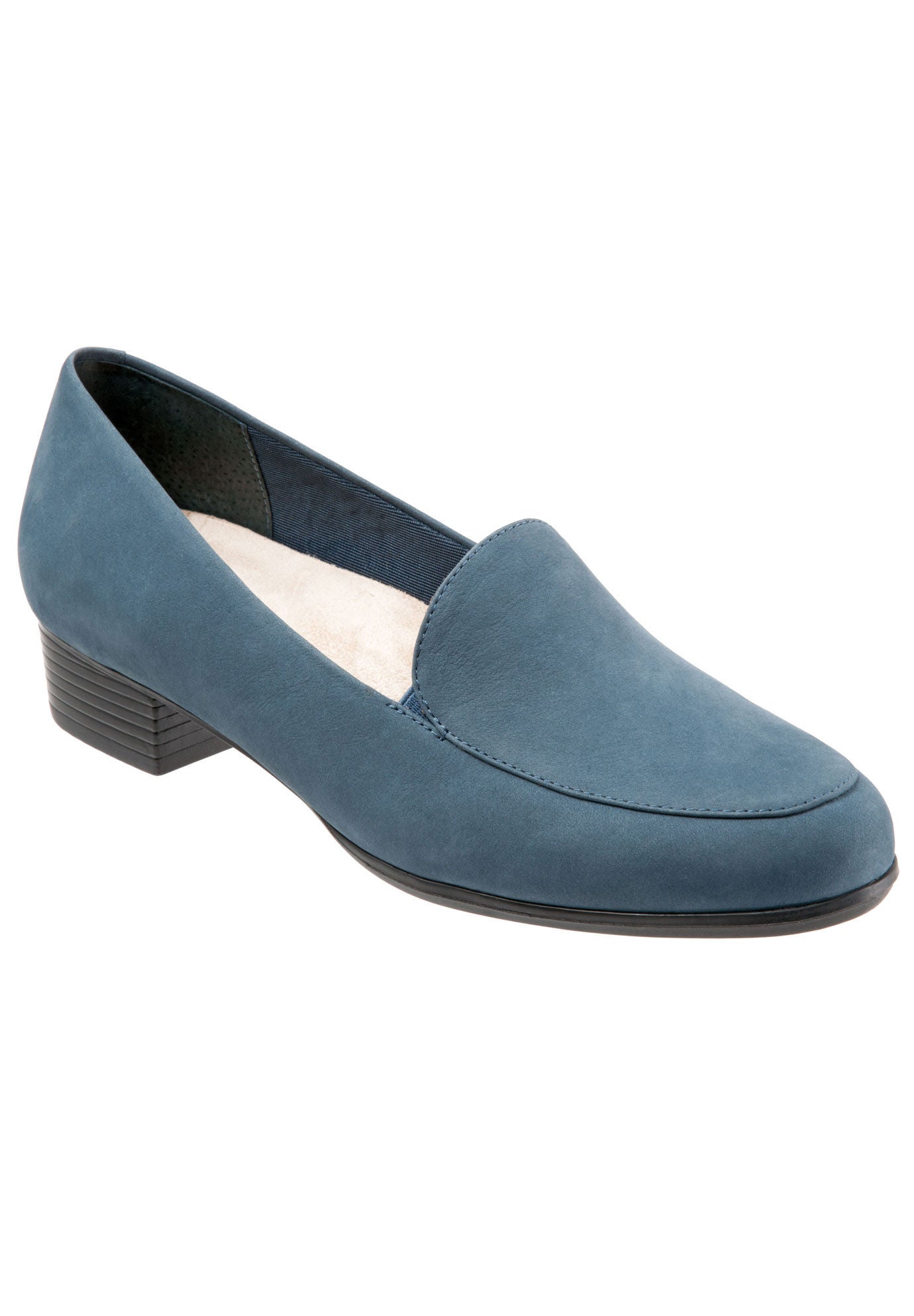 Woman within dress shop shoes