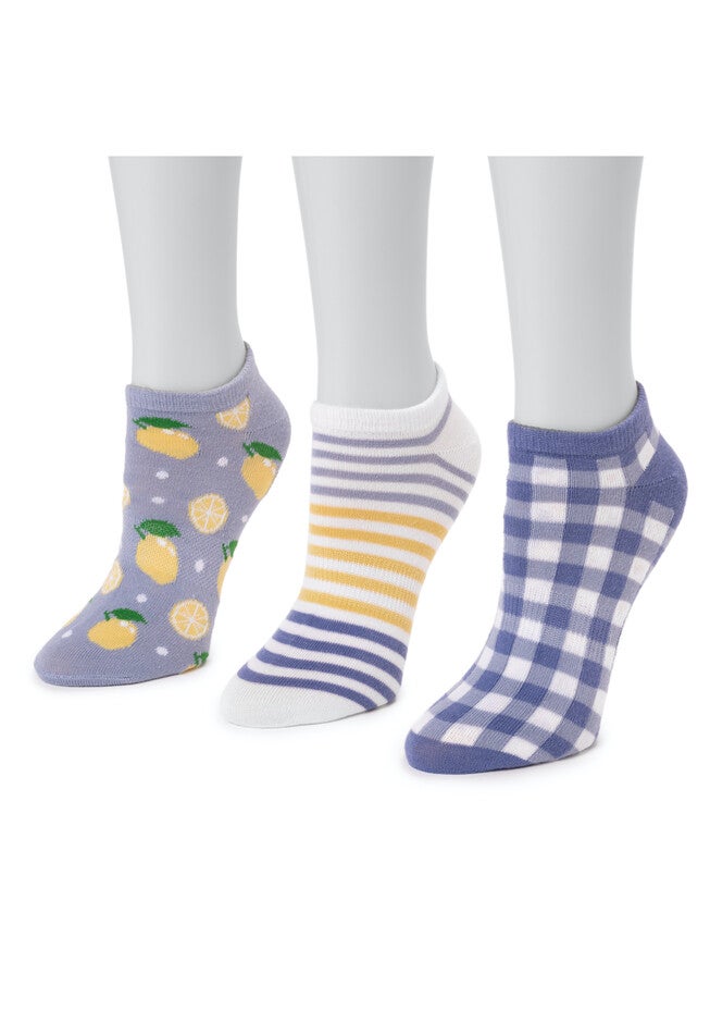 3 Pair Pack Ankle Socks, , alternate image number 4