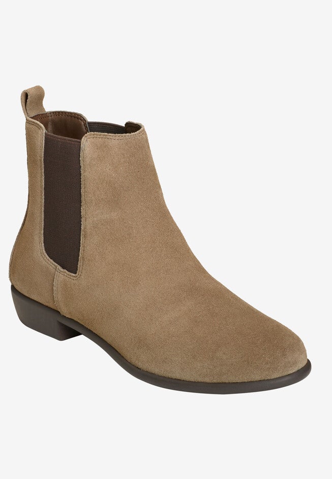 Step Dance Bootie , TAUPE SUEDE, hi-res image number 0