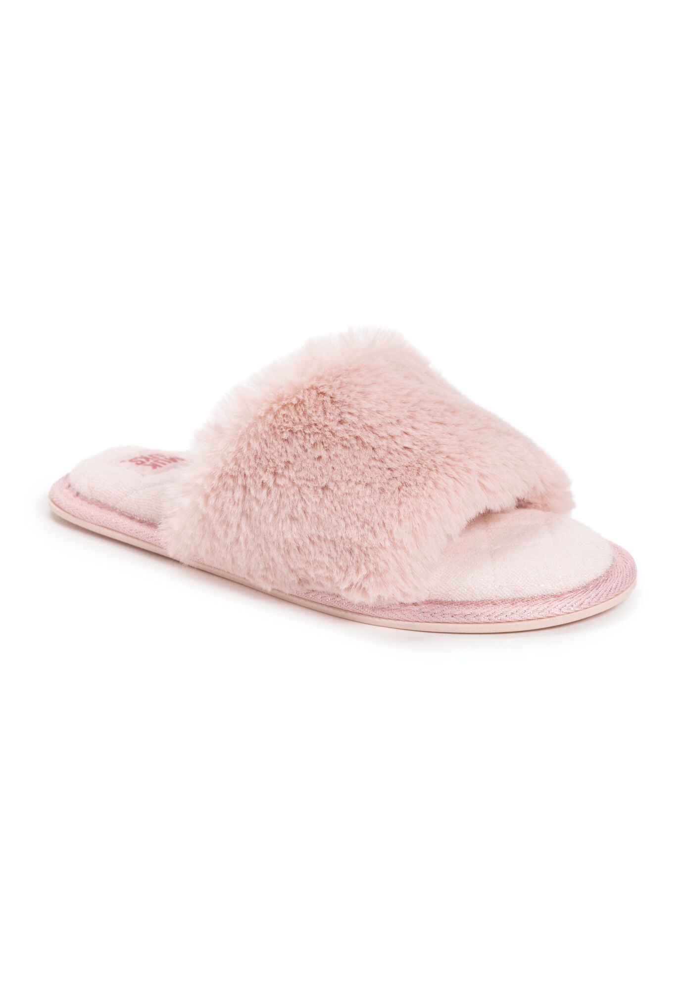 Woman within top slippers