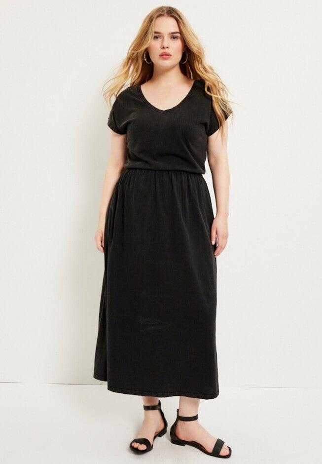 Maxi Dress, BLACK, hi-res image number null