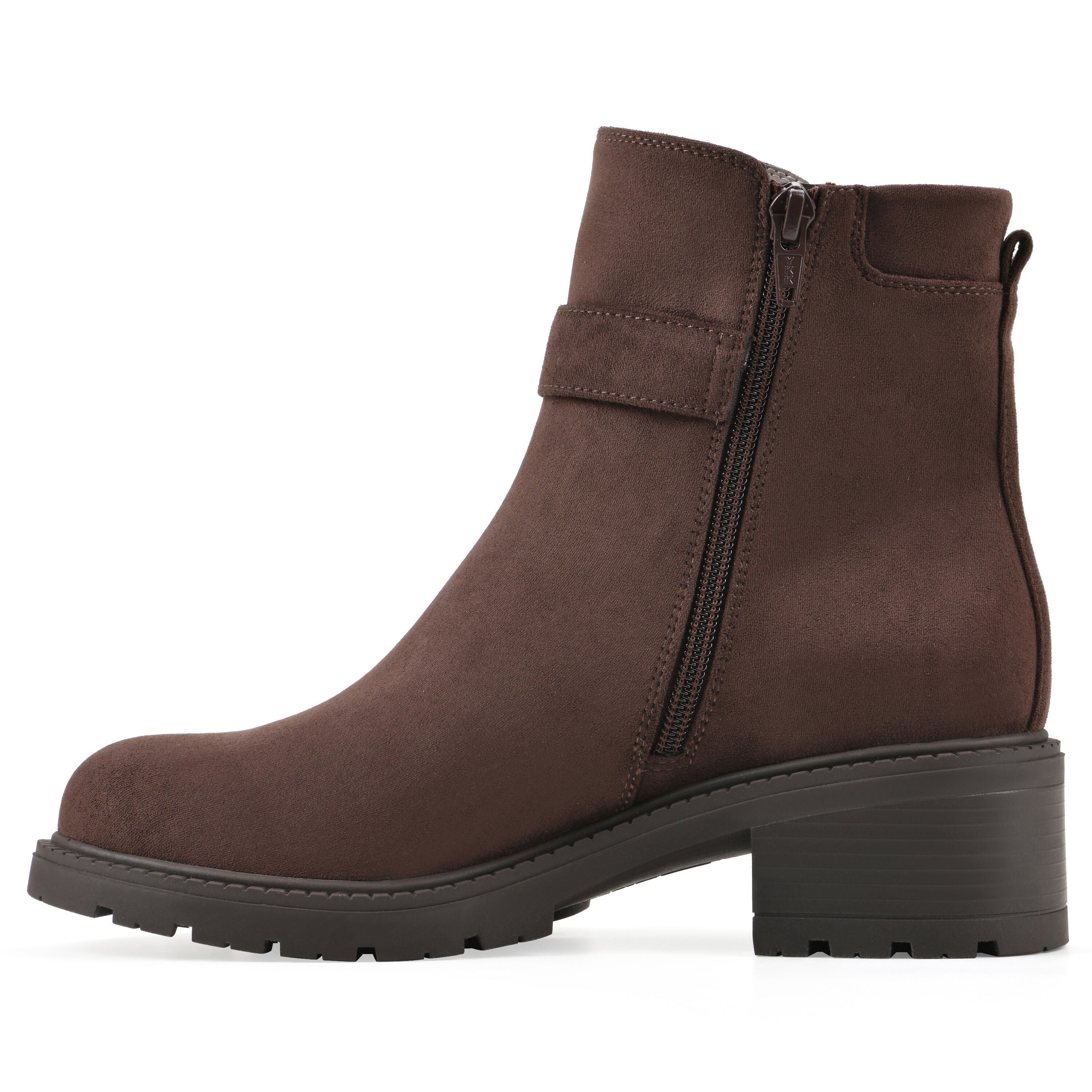 Bodie Lug Sole Bootie, BROWN FABRIC, alternate image number 3