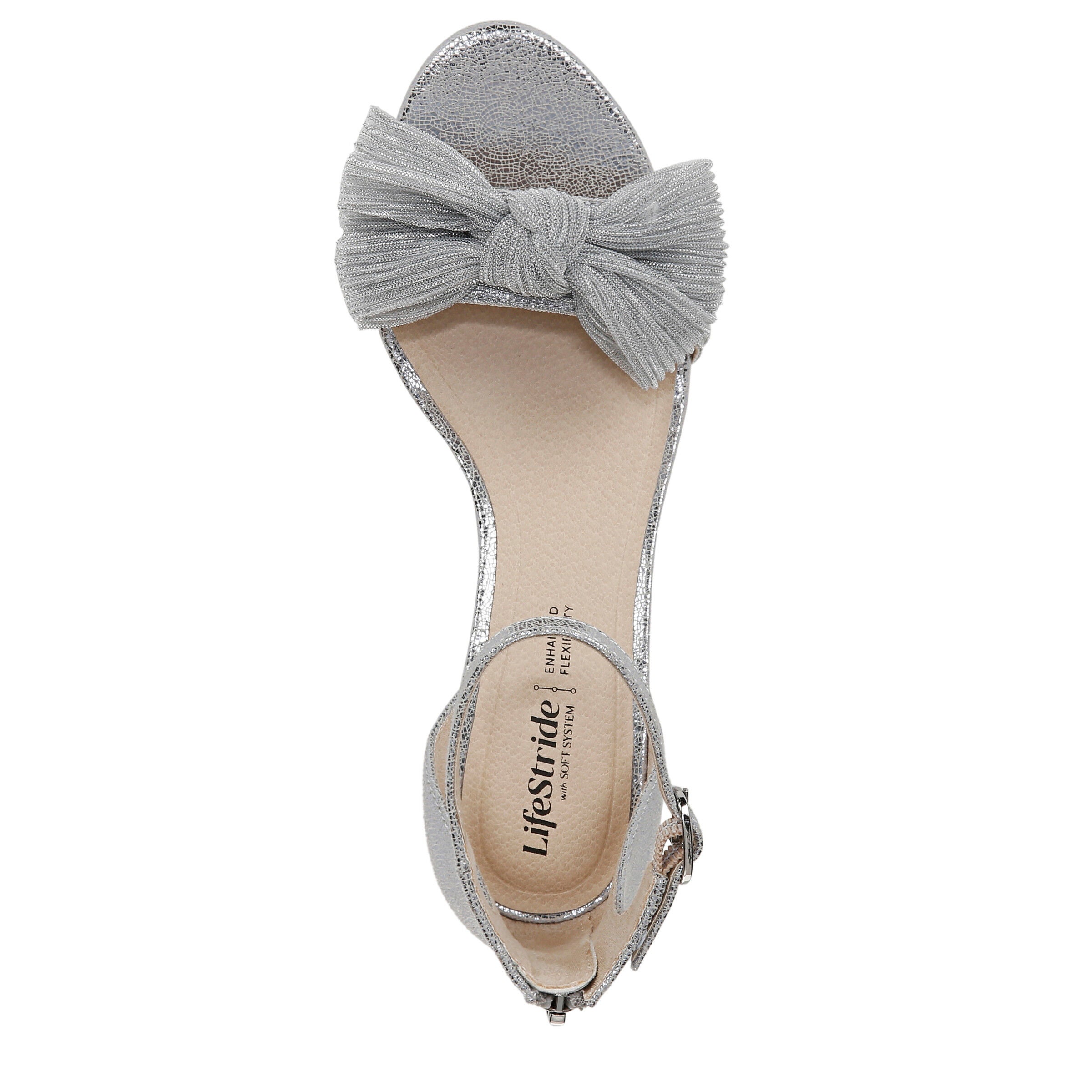 Florencebow Sandal, SILVER, alternate image number 6