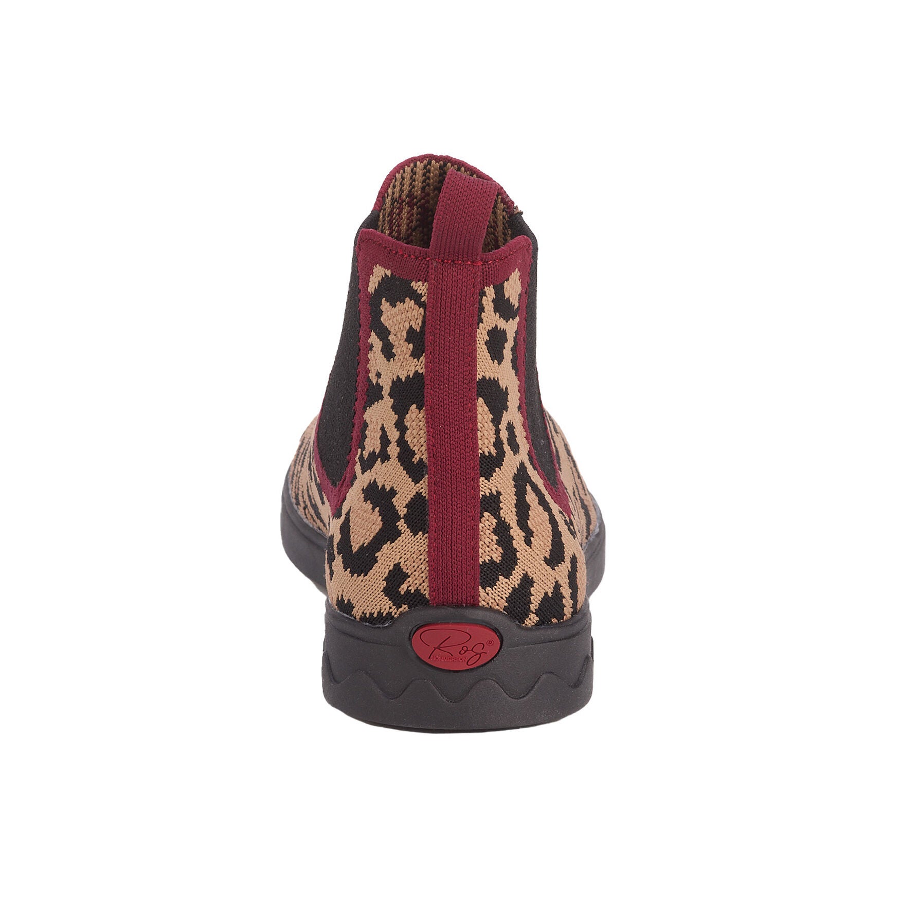 Grady Stretch Knit Bootie, LEOPARD, on-hover image number 1