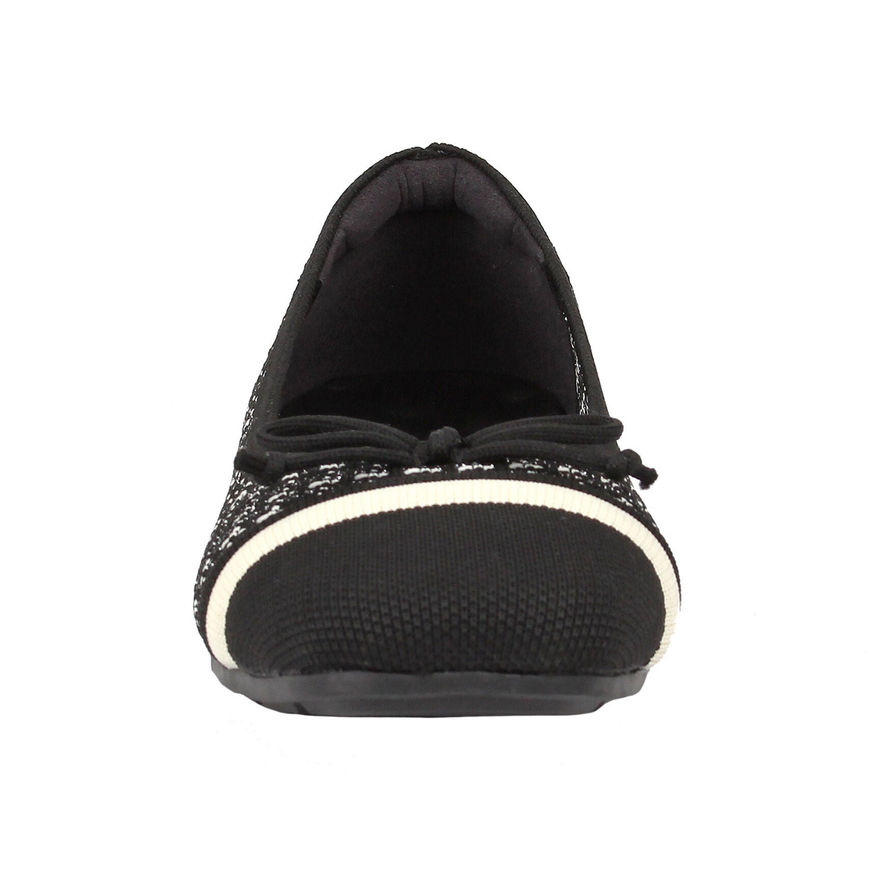 Noelle Knit Flat, BLACK, alternate image number 4