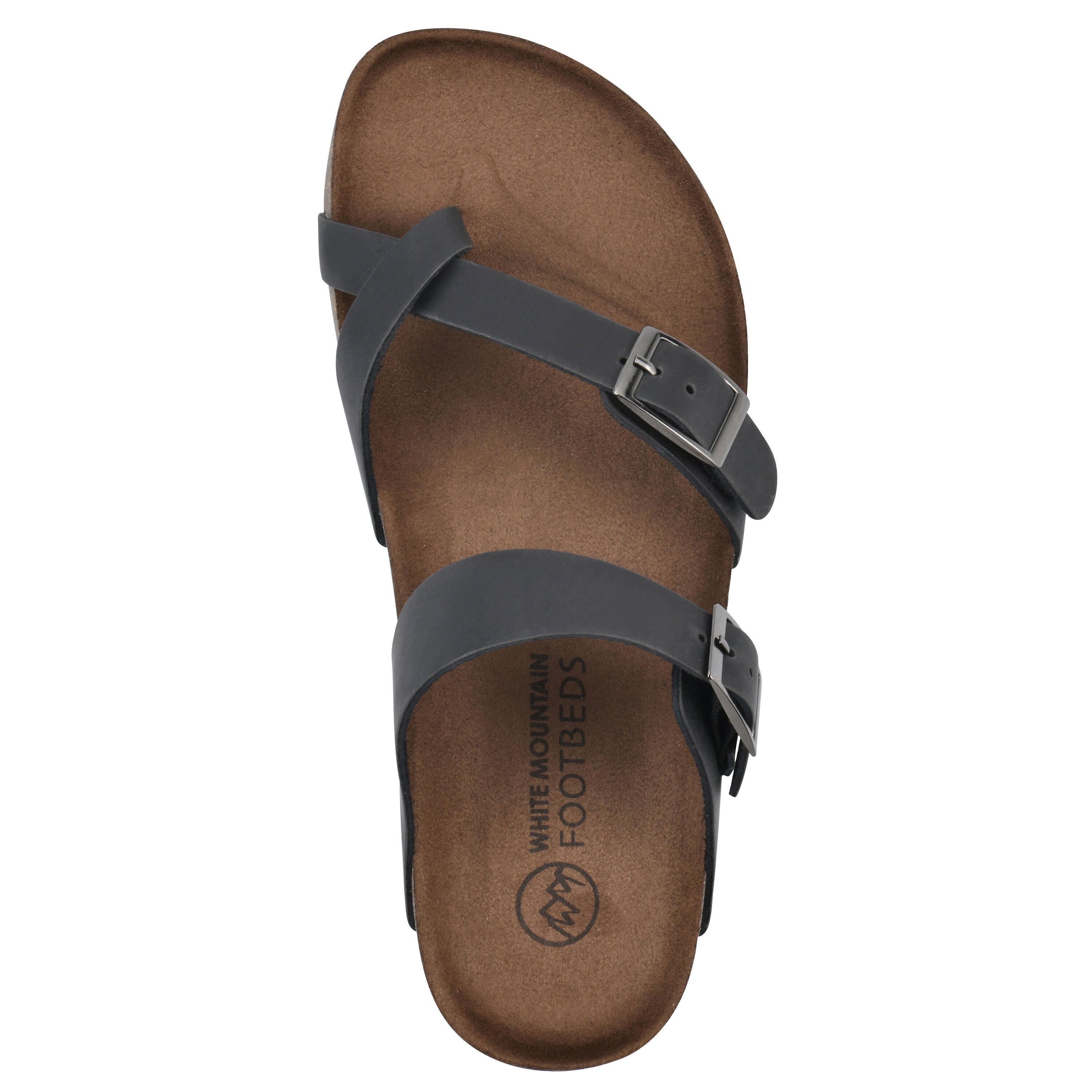 Gracie Footbed Sandal, BLACK LEATHER, alternate image number 4
