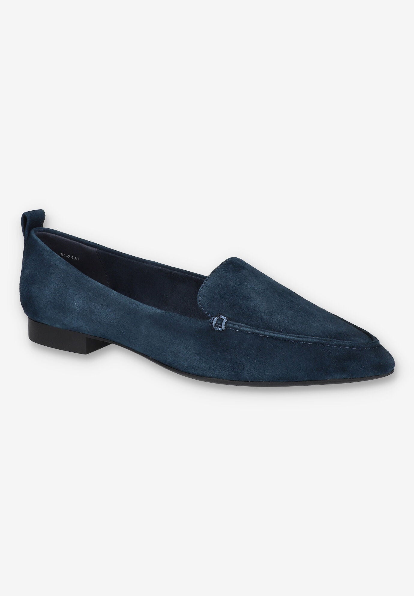 Alessi Casual Flat, NAVY SUEDE LEATHER, hi-res image number 0