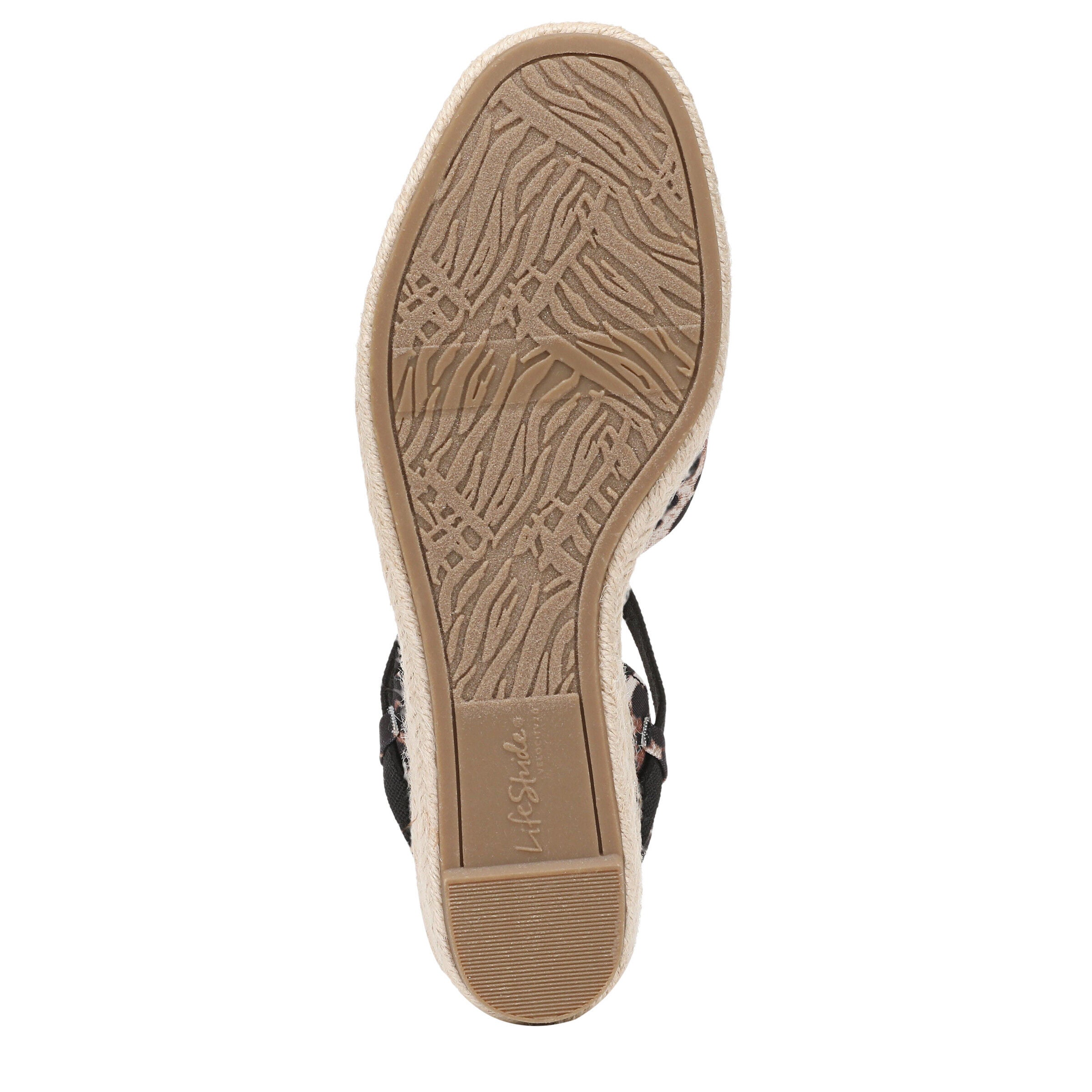 Pilar Wedge Sandal, LIGHT LEOPARD, alternate image number 7