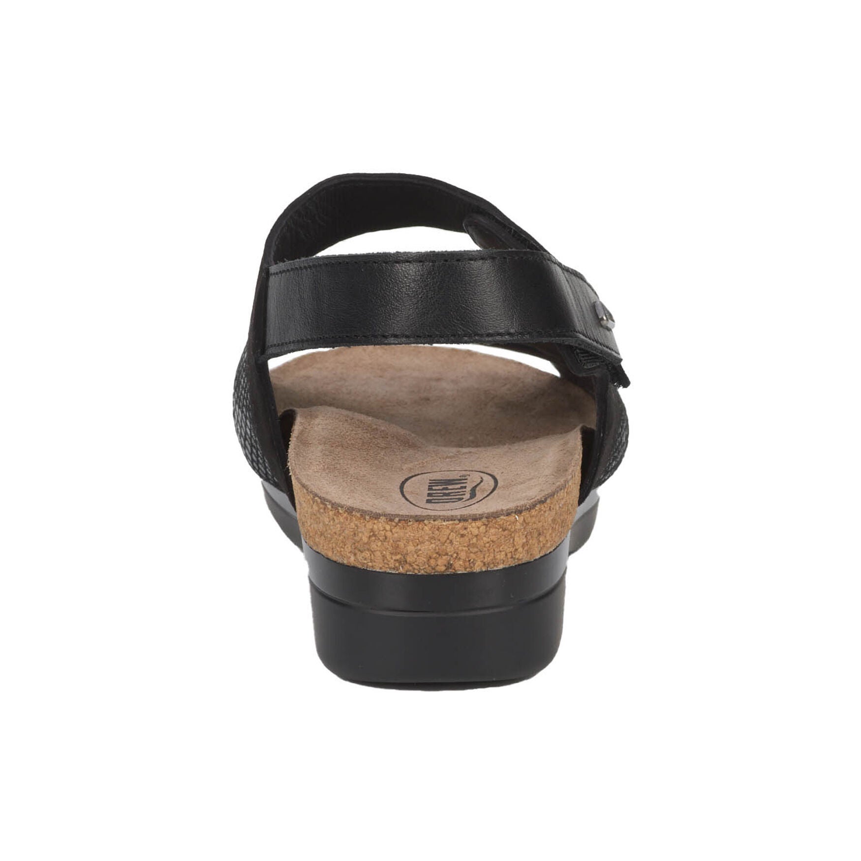 Margo Three Strap Sandal, BLACK, on-hover image number 1