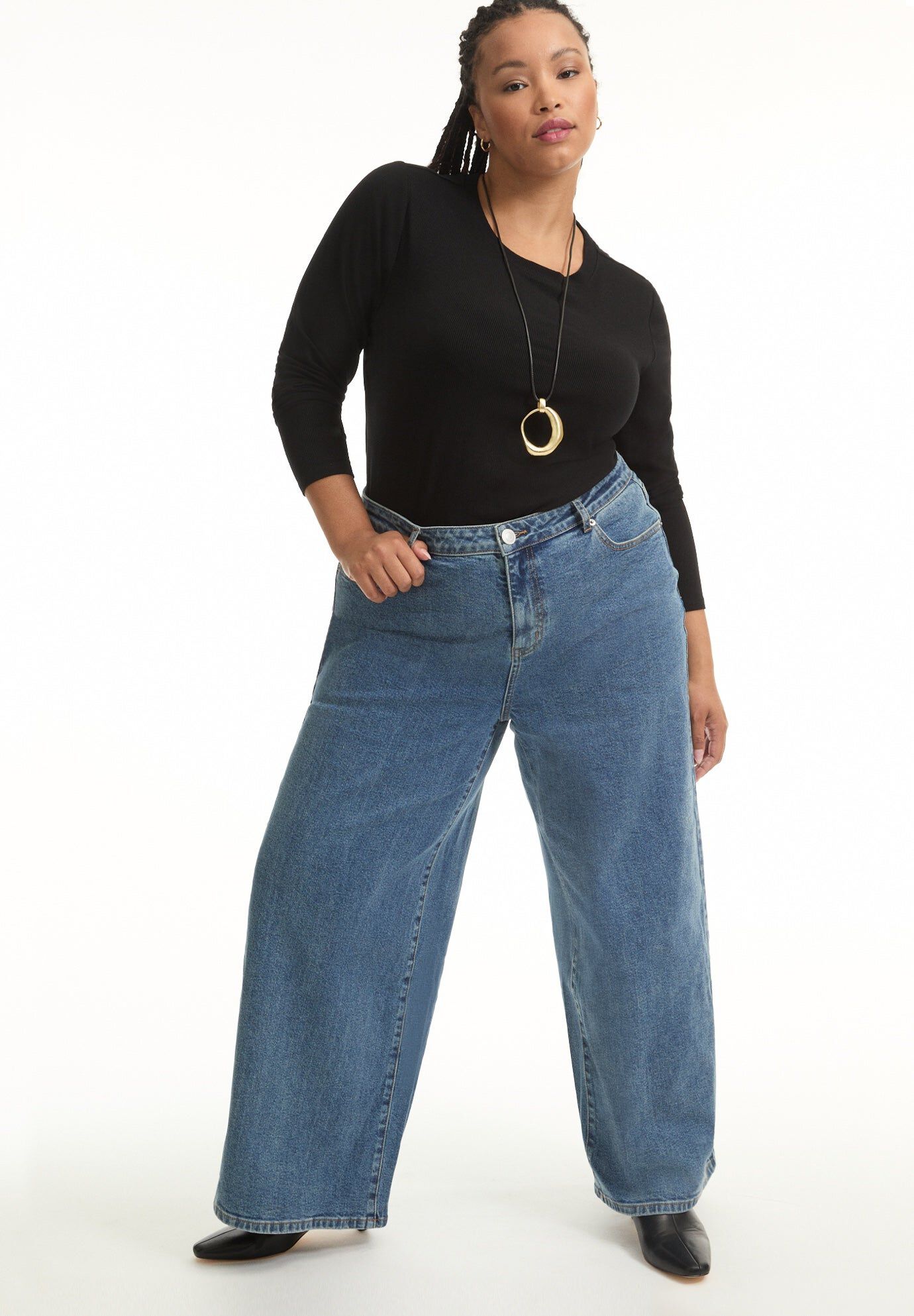CurvieFit HighRise Jeans Woman Within