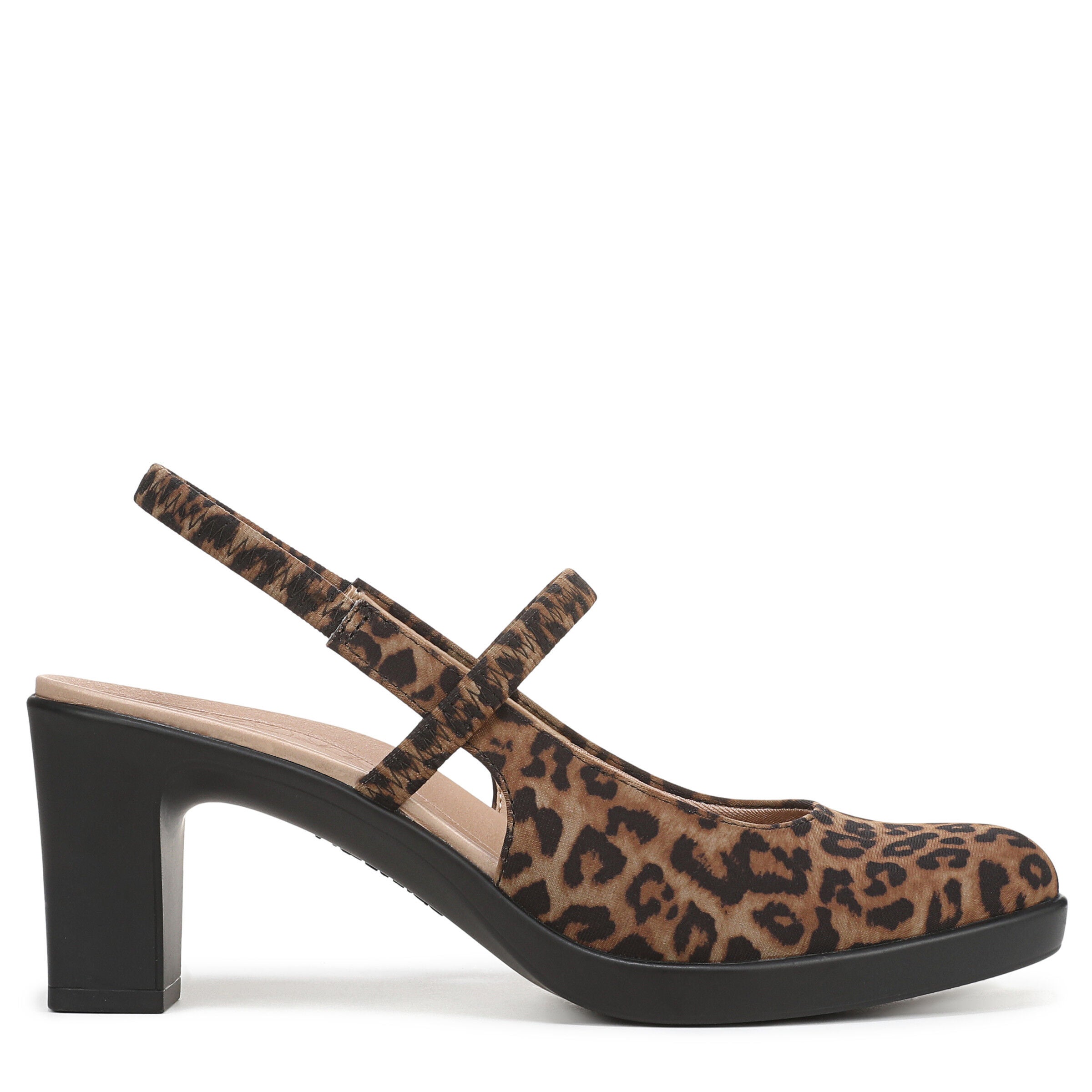Evoke Slingback Pump, BROWN MULTI FABRIC, alternate image number 3