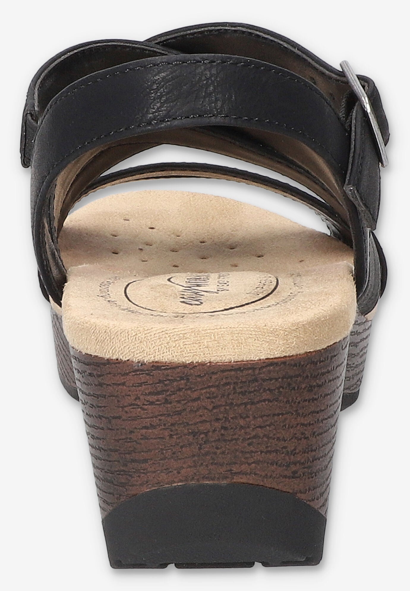 Rosella Slip-Resistant Sandal, BLACK, alternate image number 3