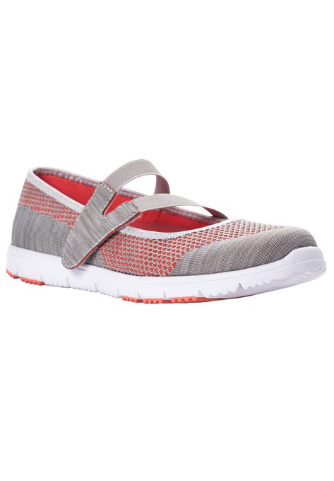 TravelWalker EVO Mary Jane Flat , LT GREY, hi-res image number null