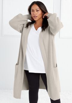 Open-Front Cardigan