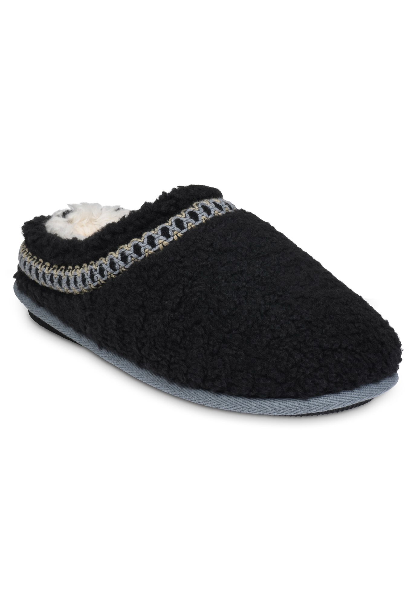 Berber Clog Slipper, BLACK, hi-res image number 0