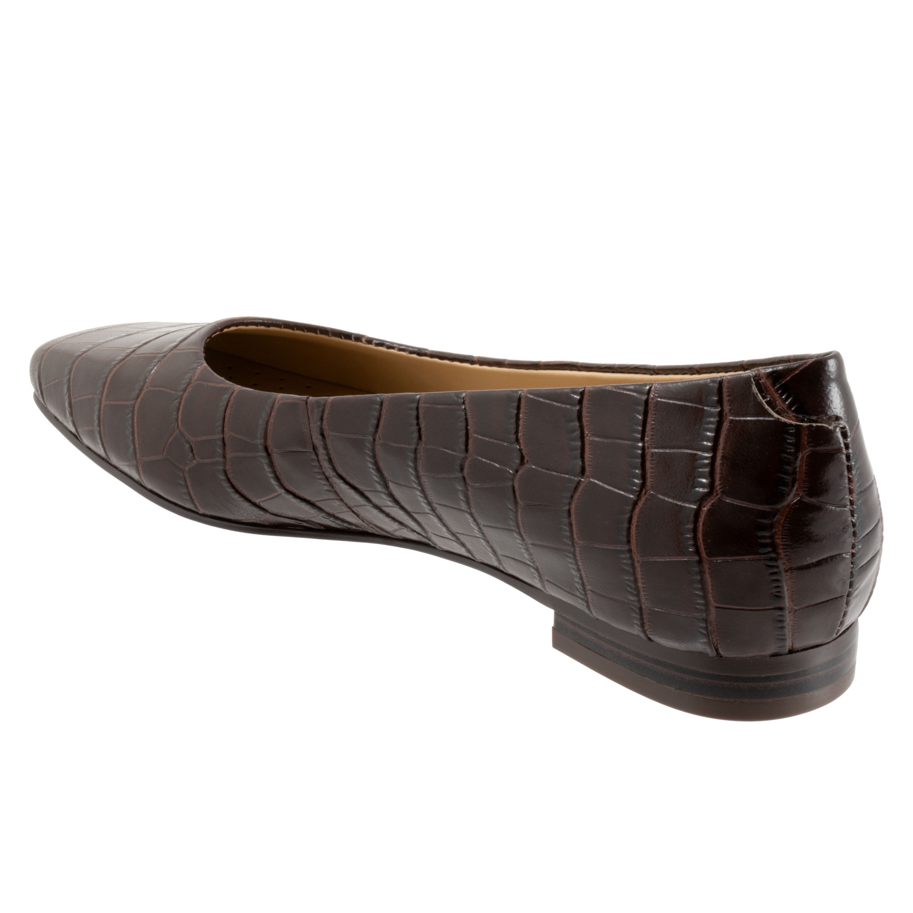 Honor Flat, BROWN CROCO, on-hover image number 1