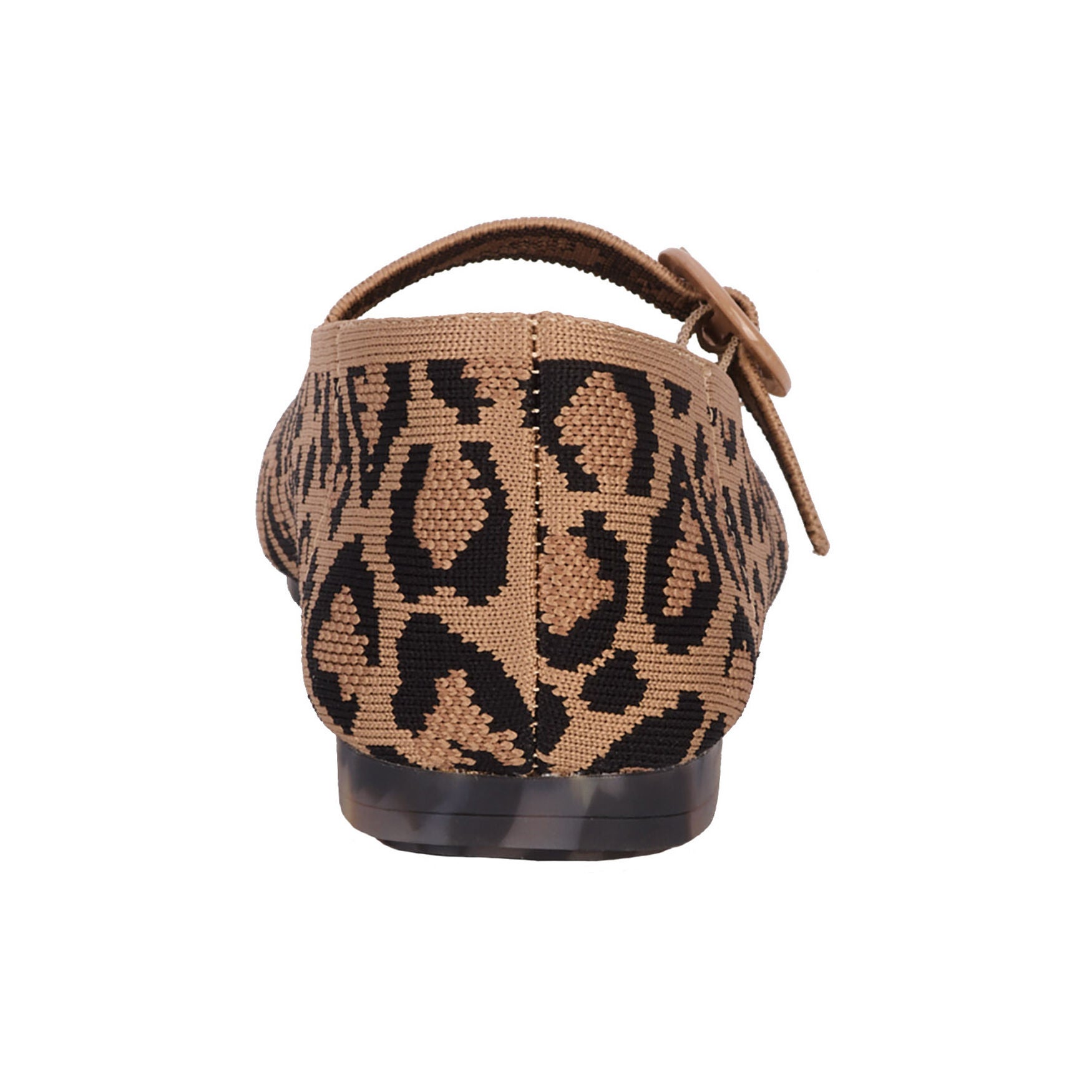 Naomi Mary Jane Stretch Flat, LEOPARD PRINT KNIT, on-hover image number 1