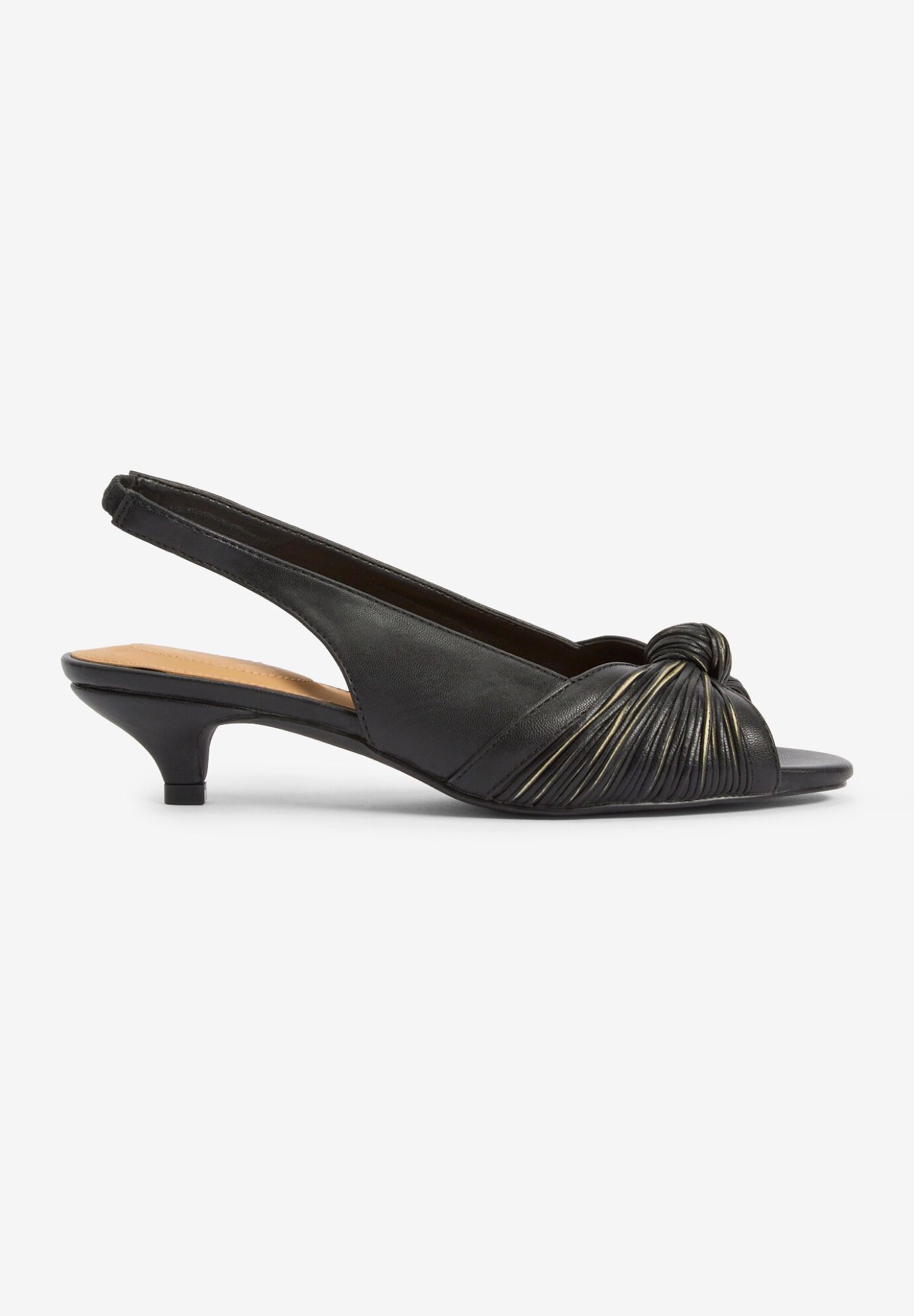 The Katelyn Slingback, BLACK, alternate image number 3