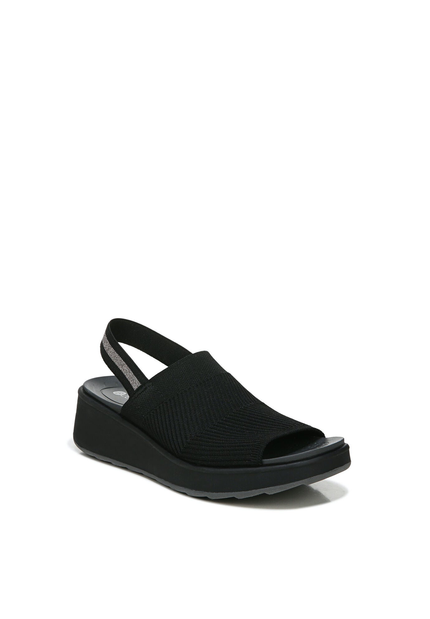 Nouveau Wedge Sandal, BLACK KNIT, hi-res image number 0