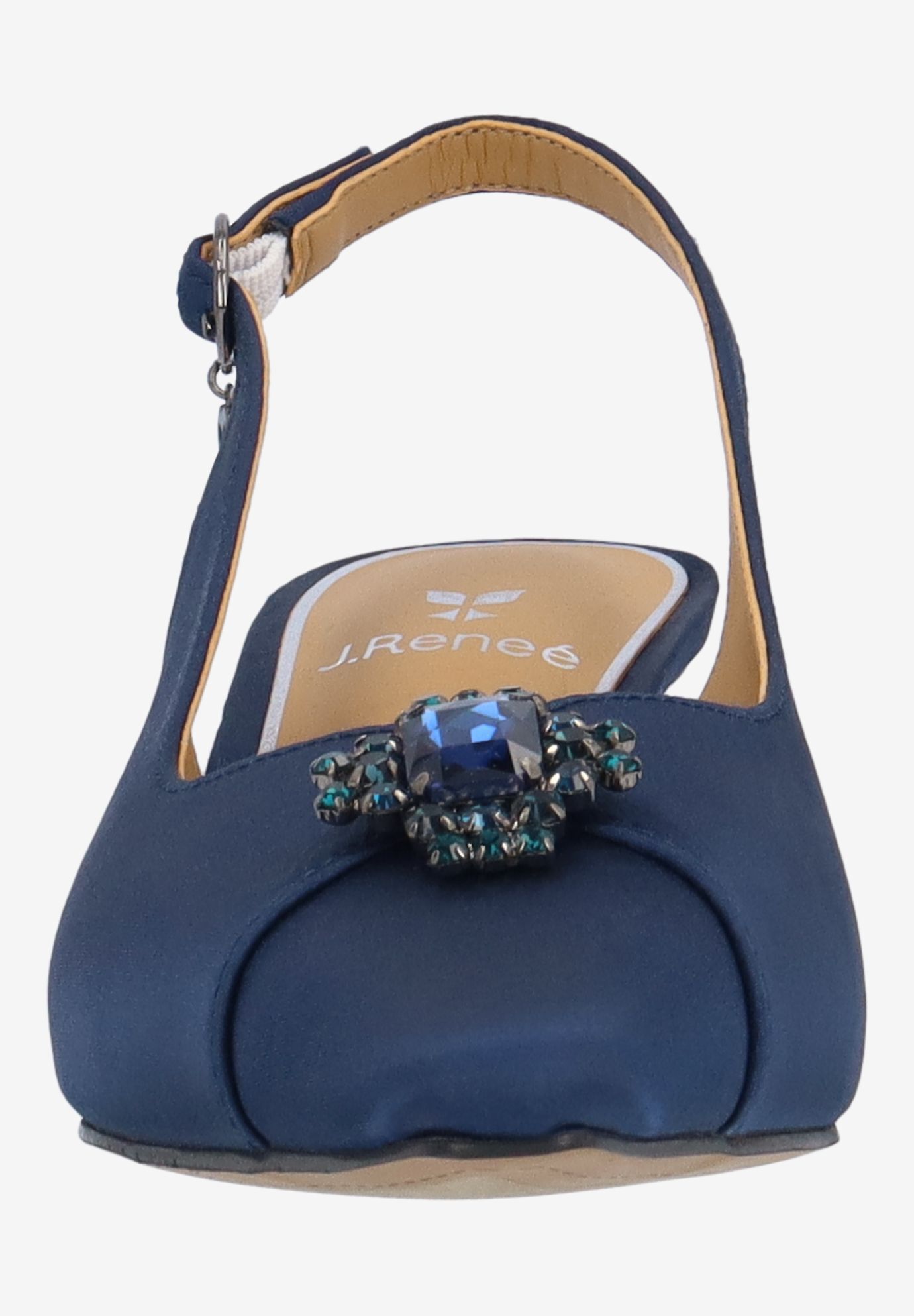 Brivella Sling Back Pump, NAVY, alternate image number 2