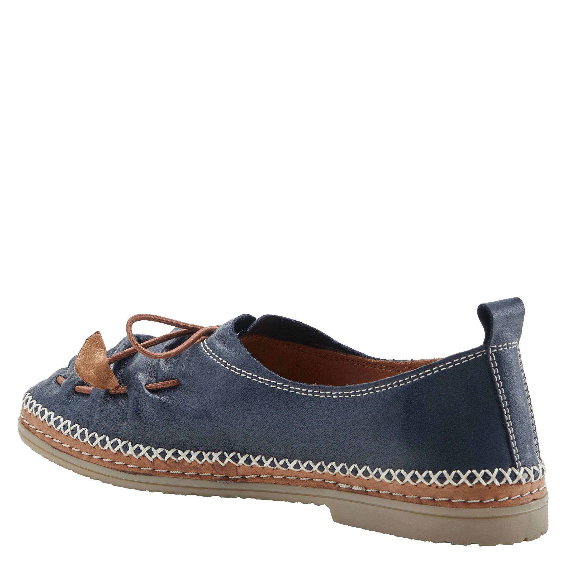 Berna Flat Shoes, NAVY, alternate image number 6