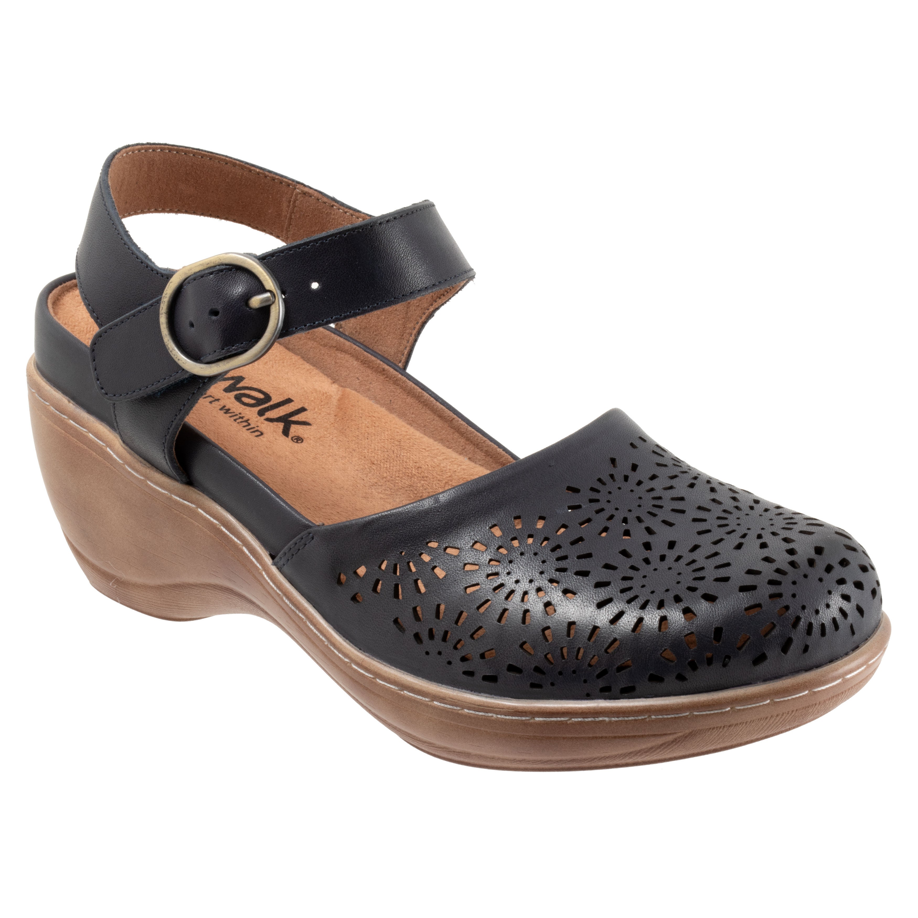Mabelle Perf Clog, NAVY, hi-res image number 0