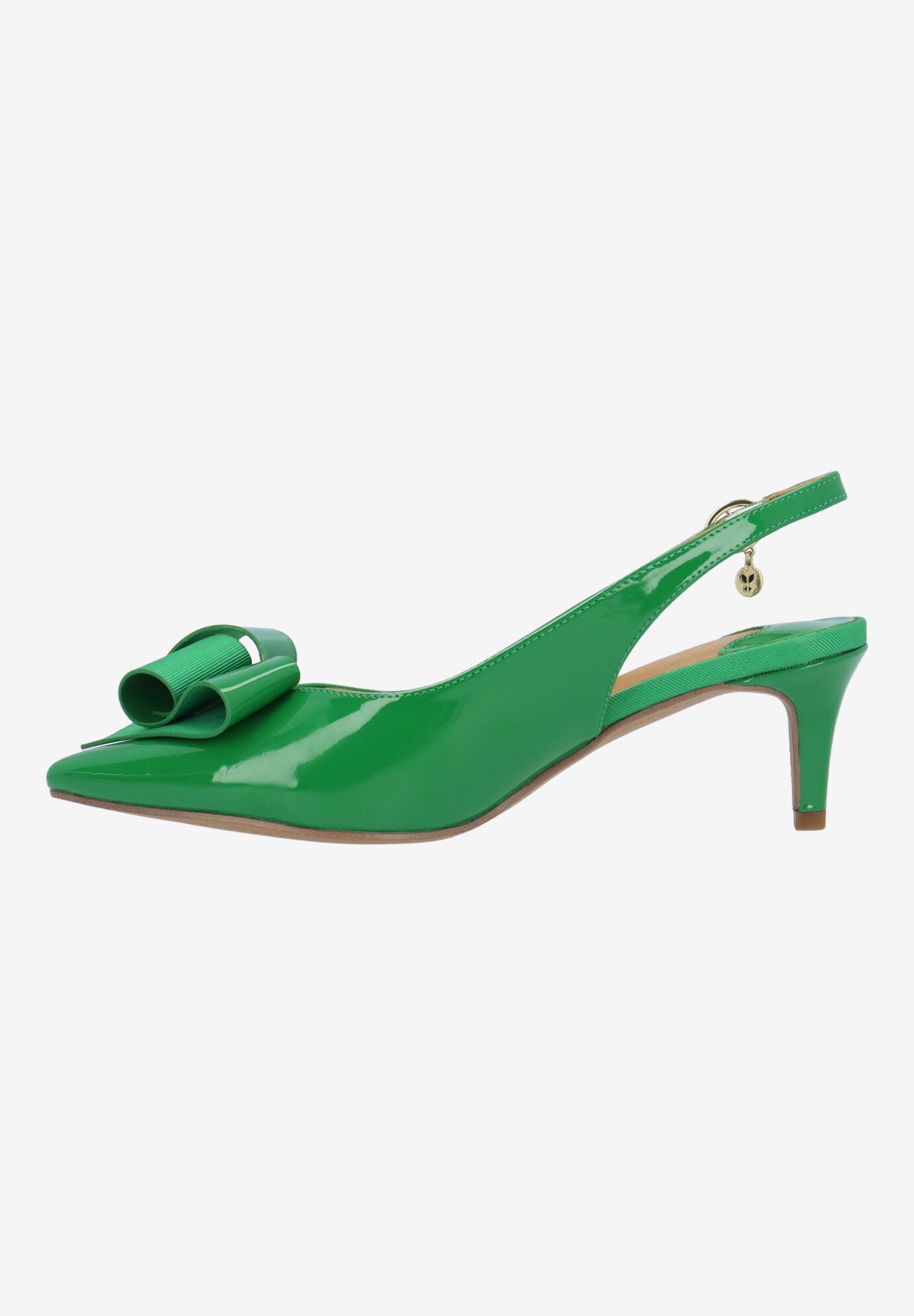 Delara Slingback Pump, GREEN, alternate image number 4