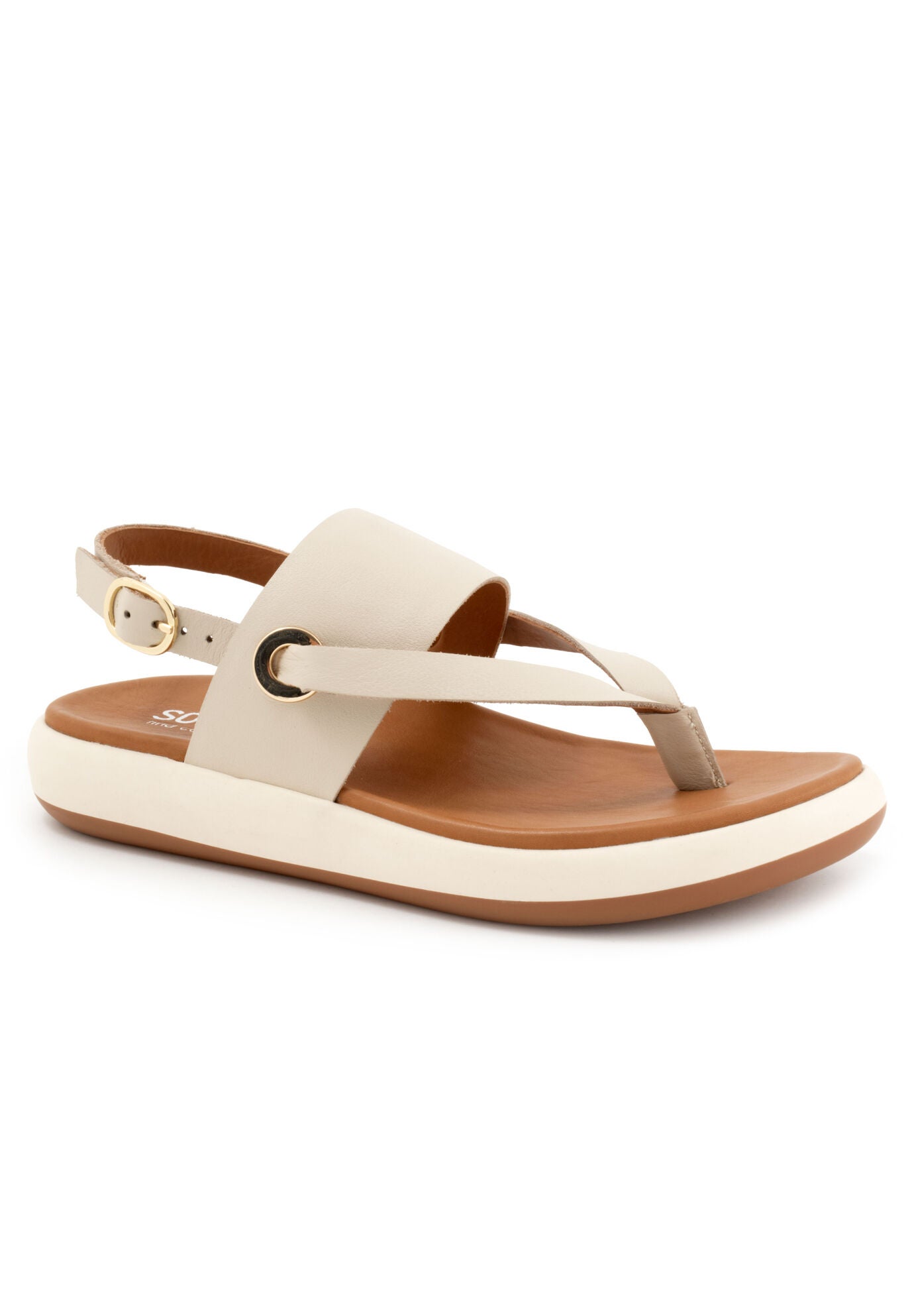 Joliet Adjustable Strap Sandal, IVORY, hi-res image number 0