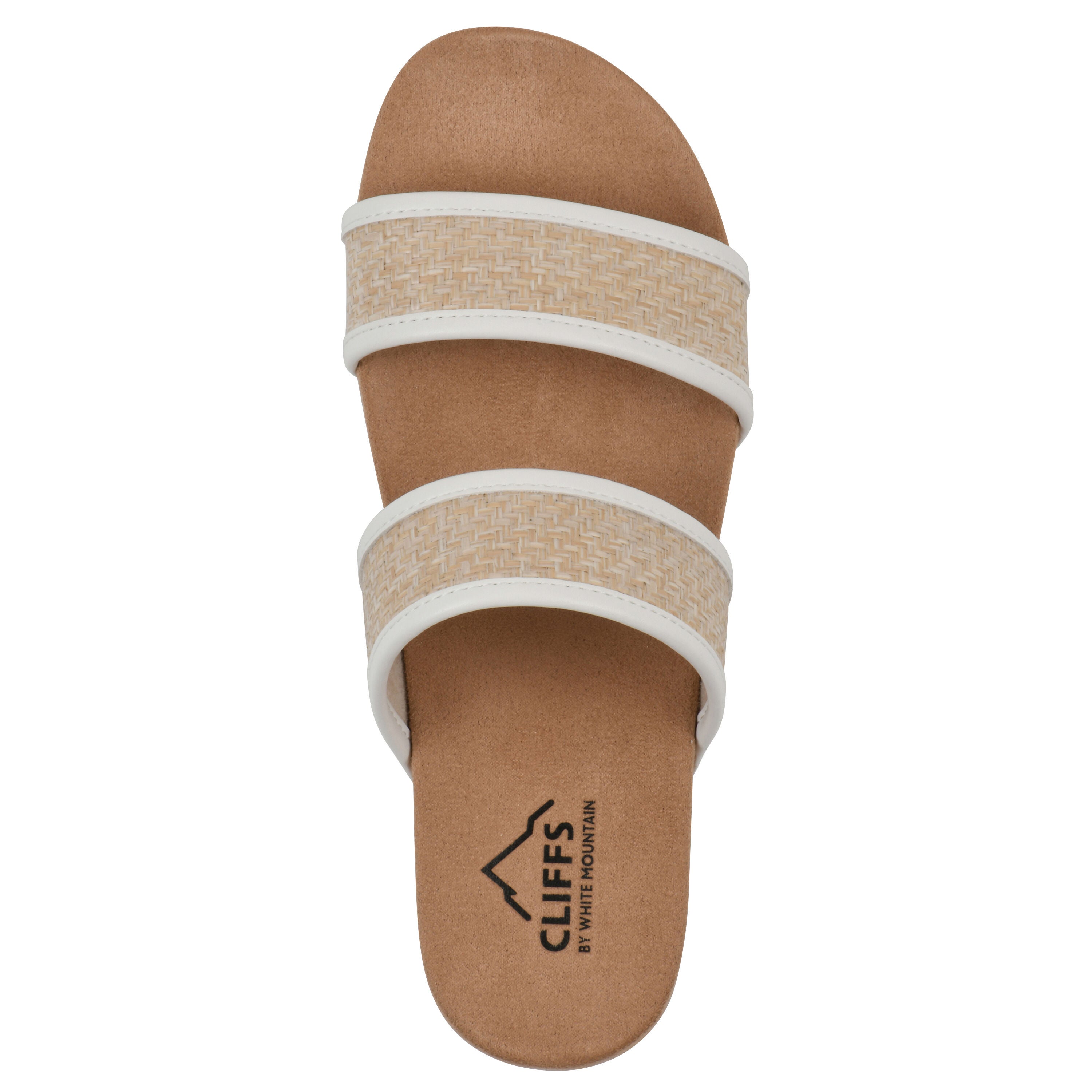 Tropical Slide Sandal, WHITE SMOOTH, alternate image number 4