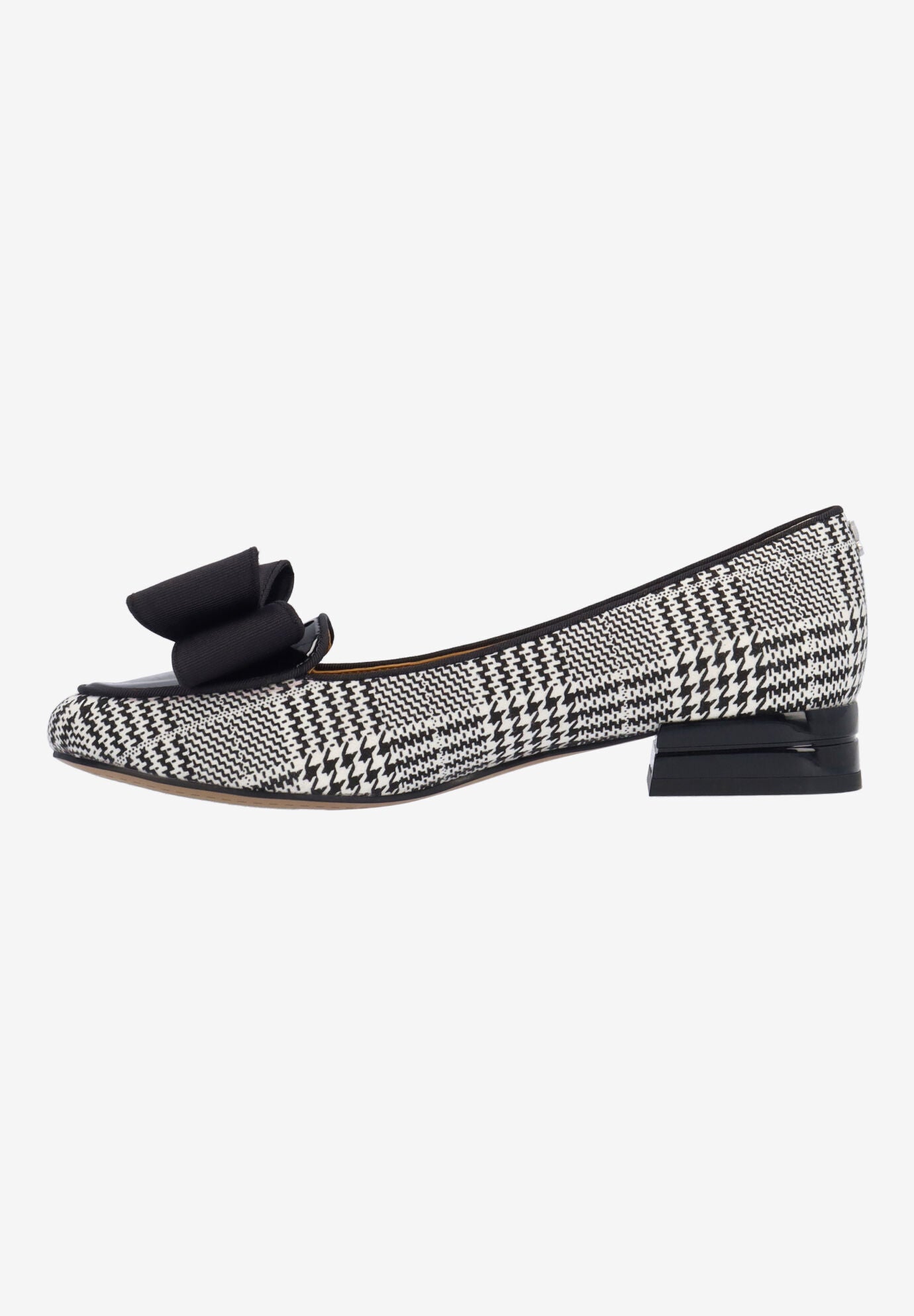 Kori Slip-On Pump, BLACK WHITE, alternate image number 4