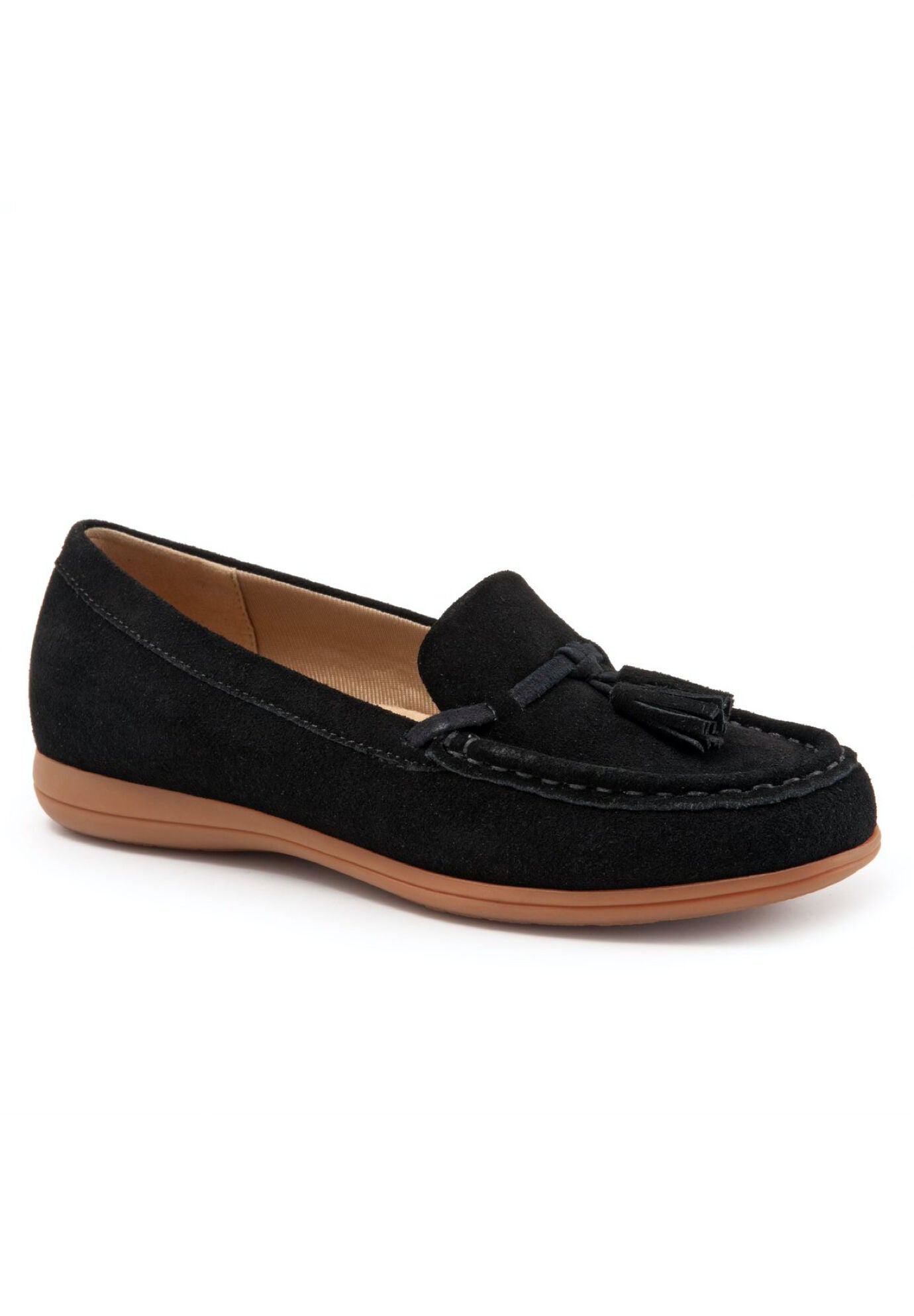 Dawson Casual Flat, BLACK SUEDE, hi-res image number 0
