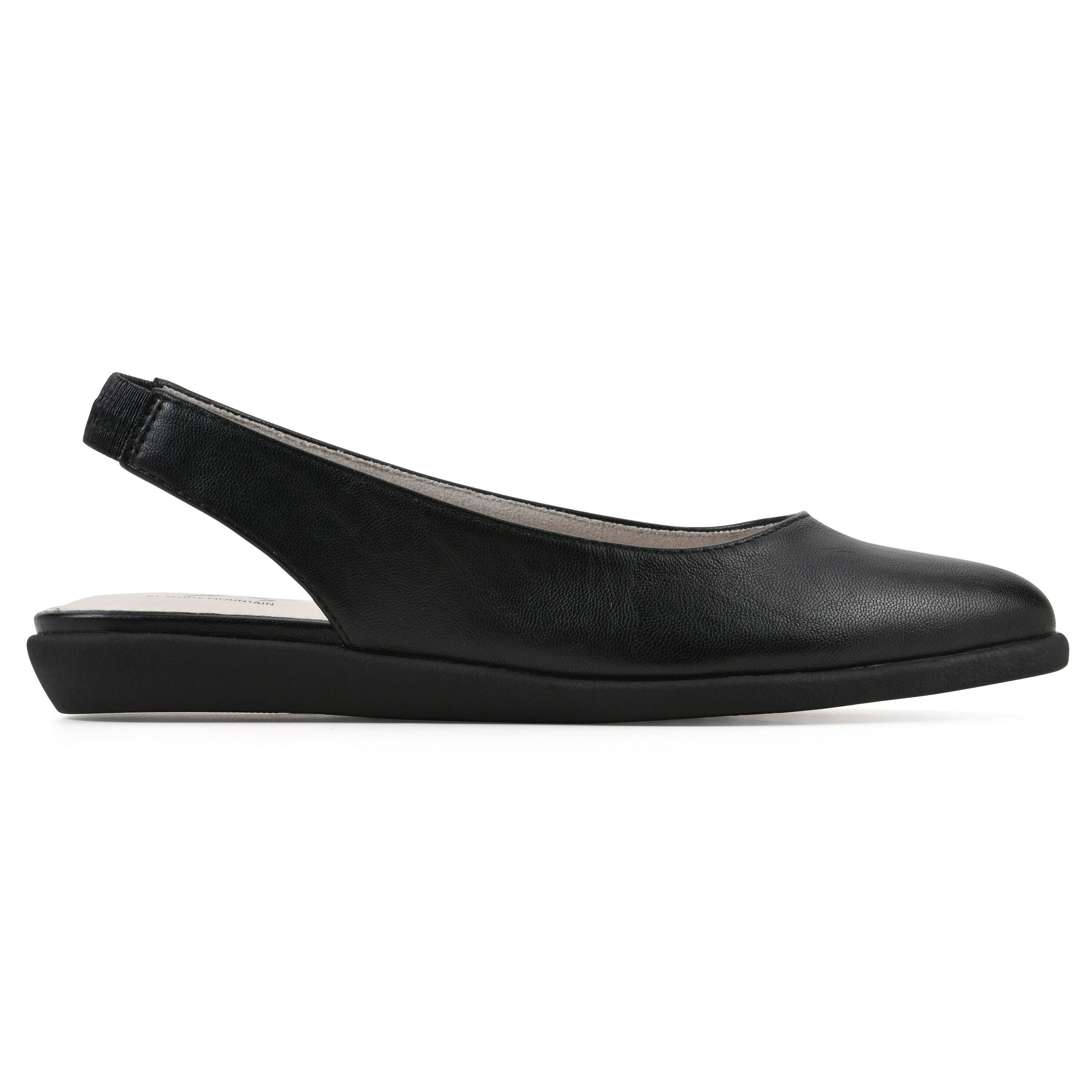 Memory Slingback Flat, BLACK SMOOTH, alternate image number 2