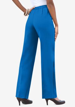Plus Size Classic Bend Over® Structured Straight Leg Pull-On Pant