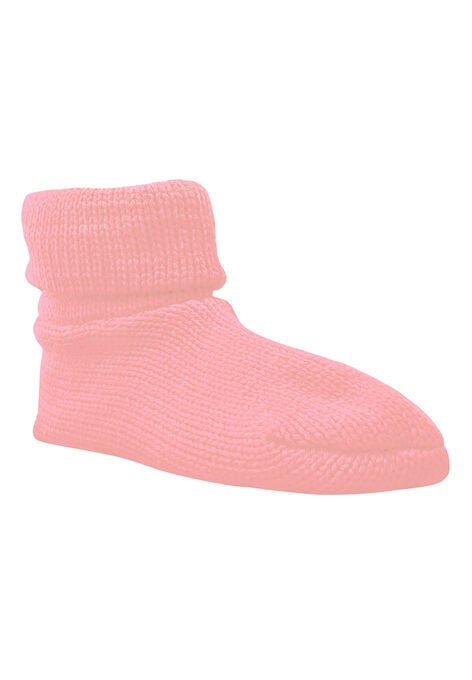 Cuff Slipper Sock by Muk Luks®, PALE PINK, hi-res image number null