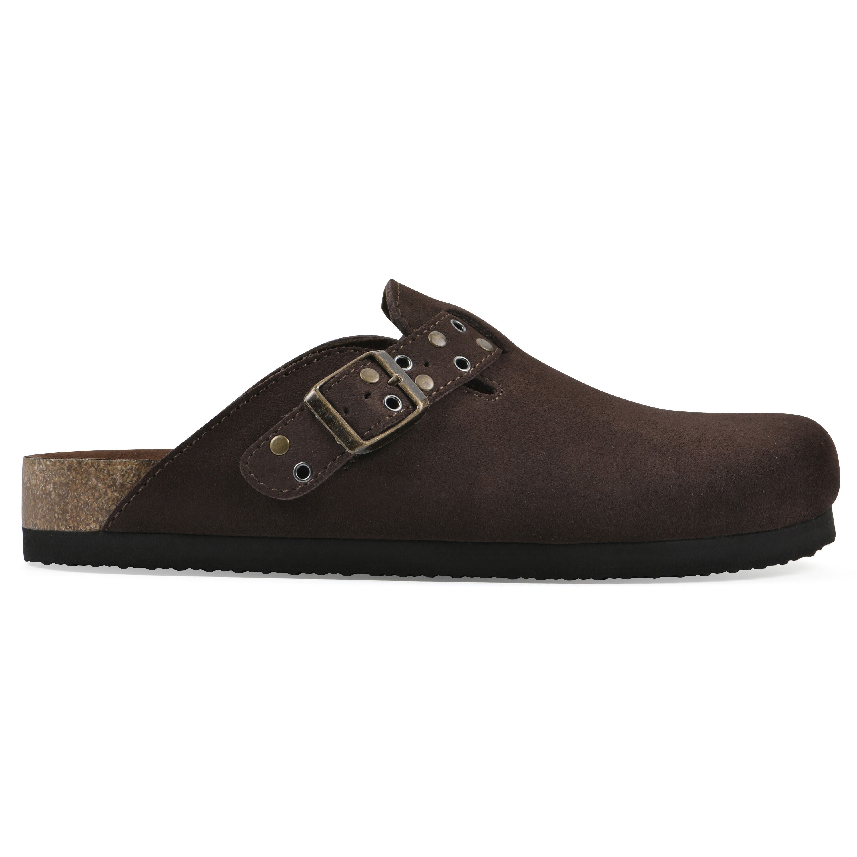 Benben Footbeds Clog, COCO BROWN SUEDE, alternate image number 2