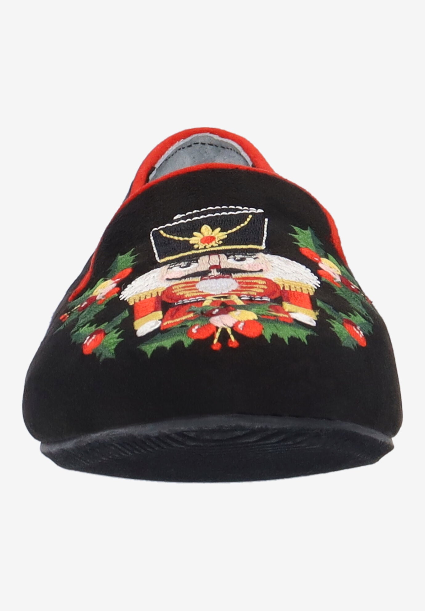 Nussknacker Slip On Flat, BLACK, alternate image number 2