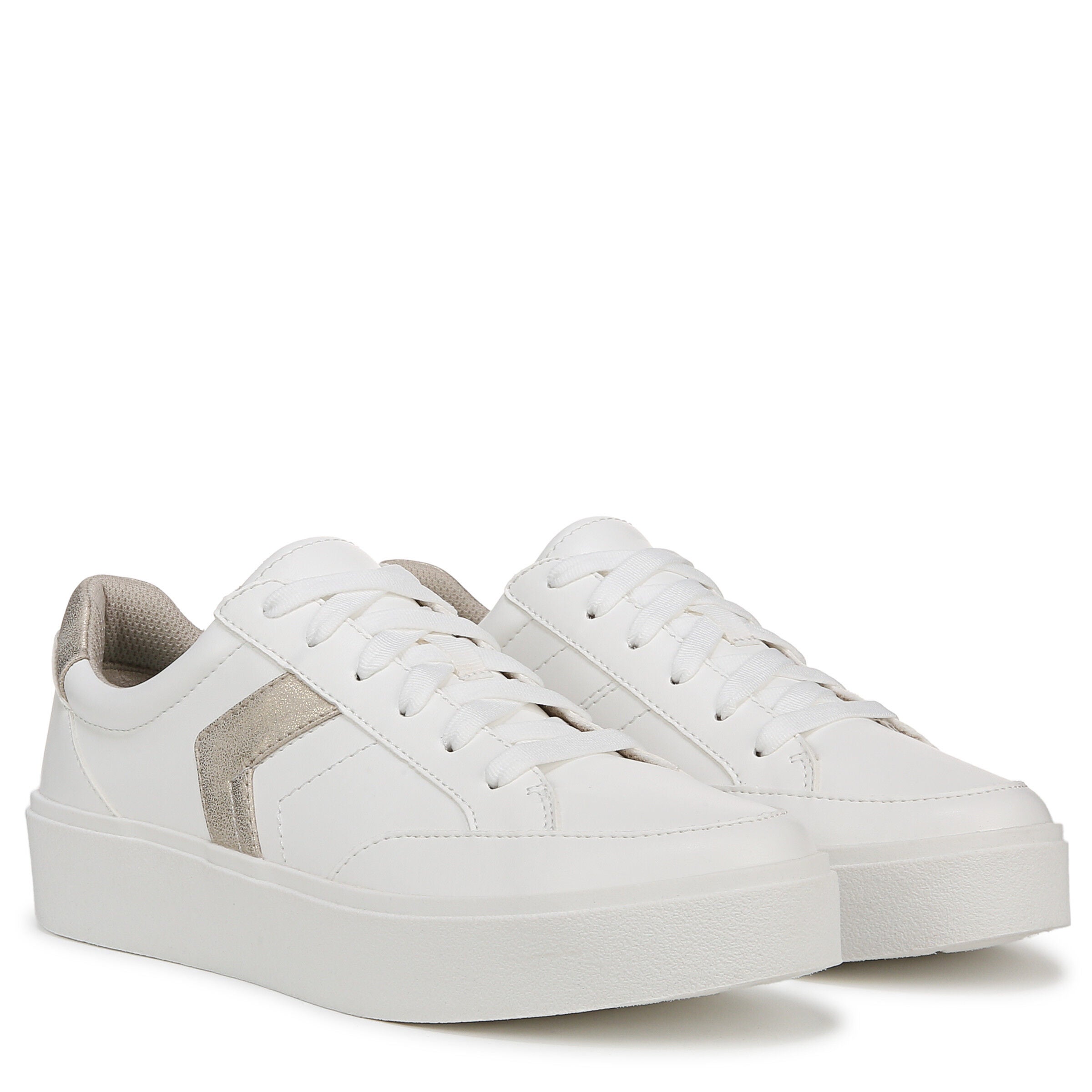 Madison Lace Sneaker, WHITE LIGHT GOLD, alternate image number 2