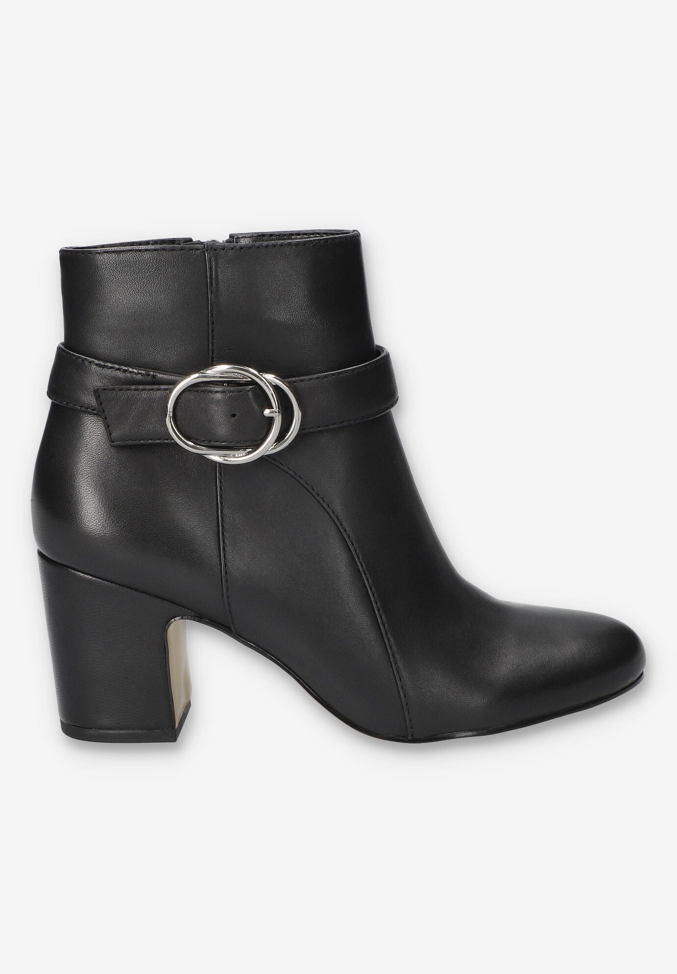 Gamela Dress Ankle Boot, BLACK LEATHER, alternate image number 2