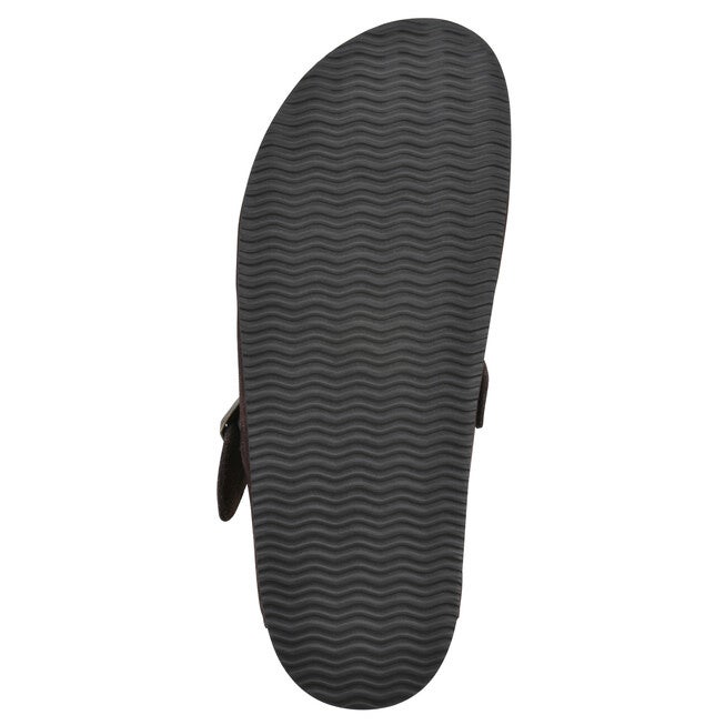 Bari Footbeds Clog, BROWN SUEDE, alternate image number 5